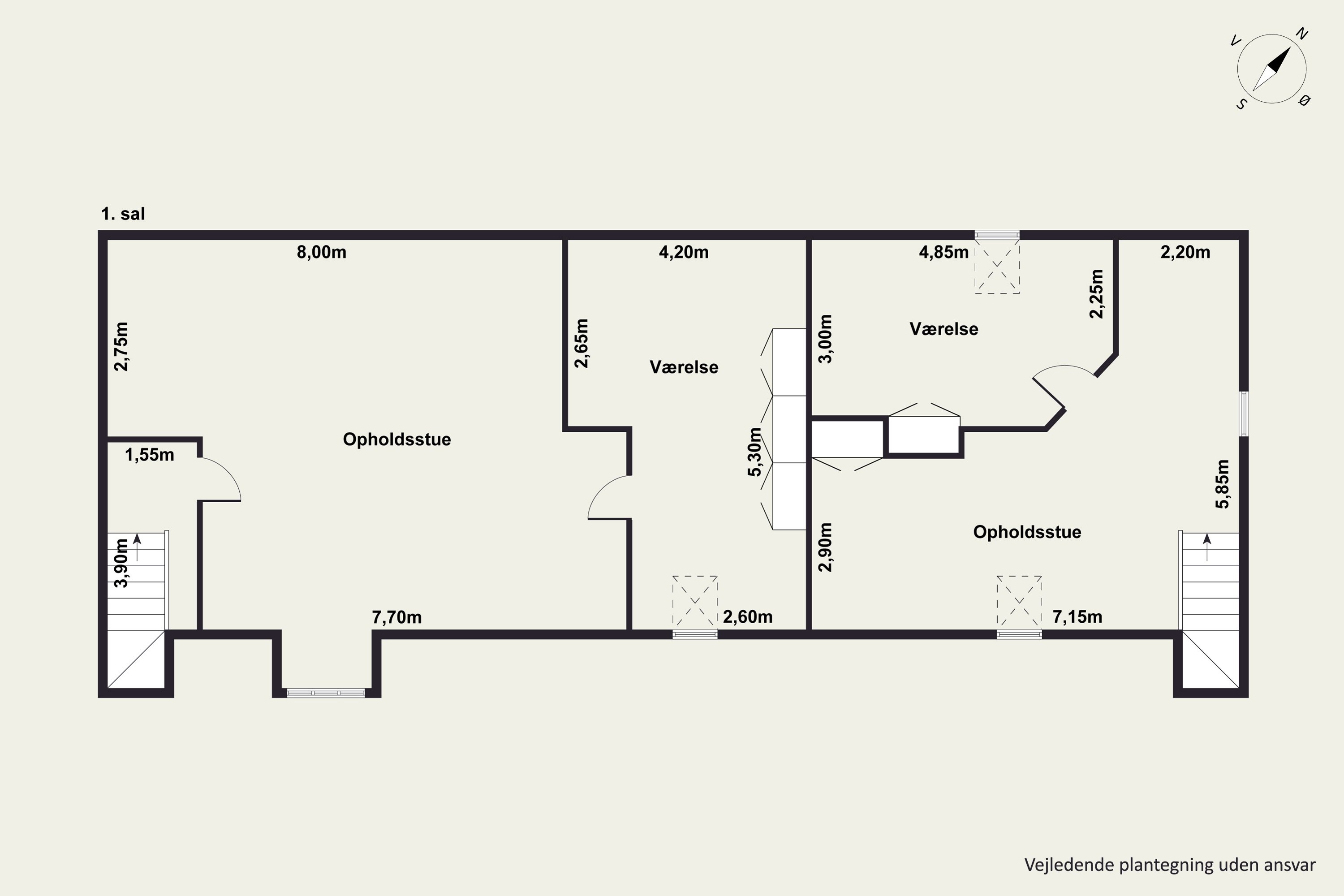 Plantegninger billede af Nedre Vej 50, Albæk, 8930 Randers NØ