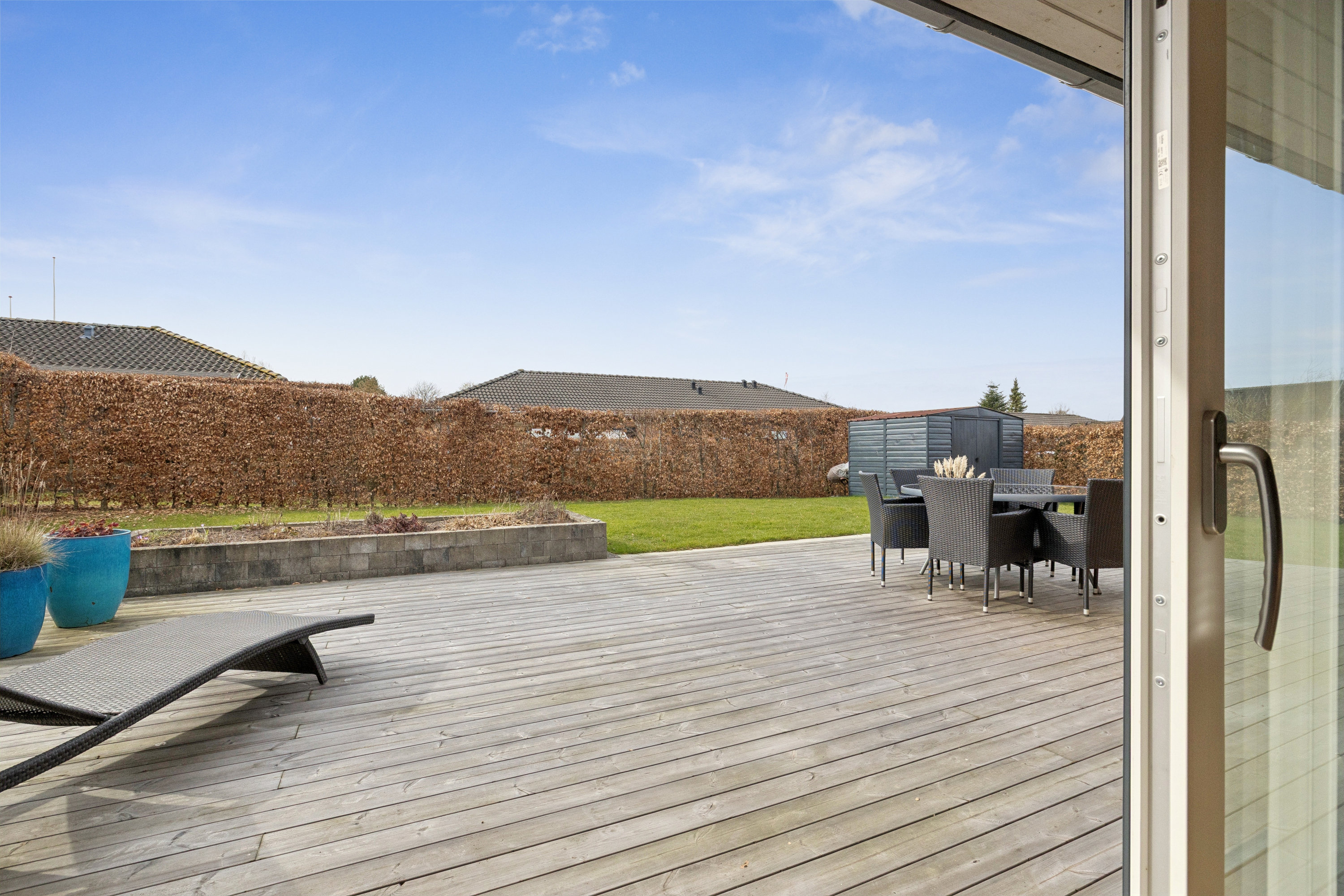 Fremhævet terrasse billede i fuldskærmstilstand. Billede af Johannelunden 16, Virring, 8660 Skanderborg