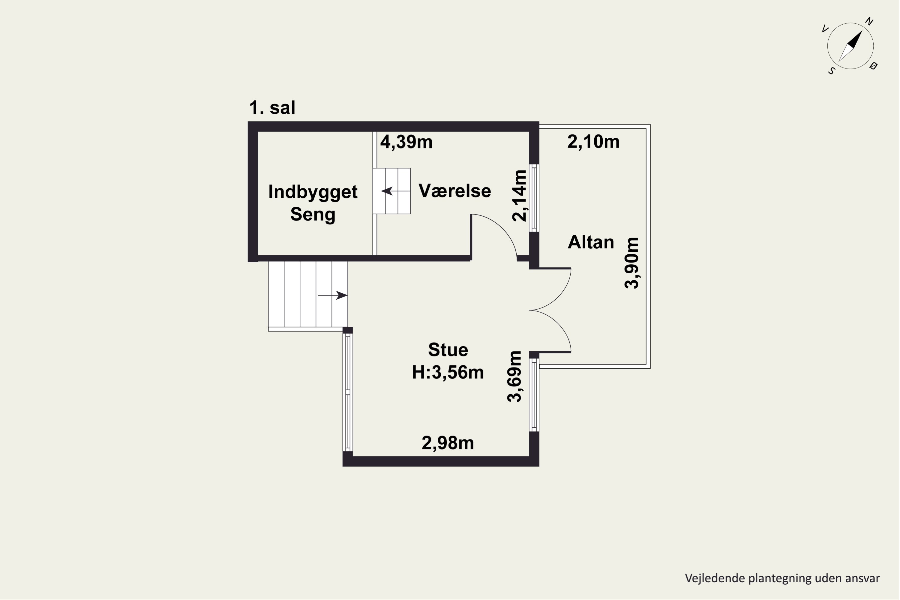 Plantegninger billede af Øerkrogvejen 2, 317., 8400 Ebeltoft