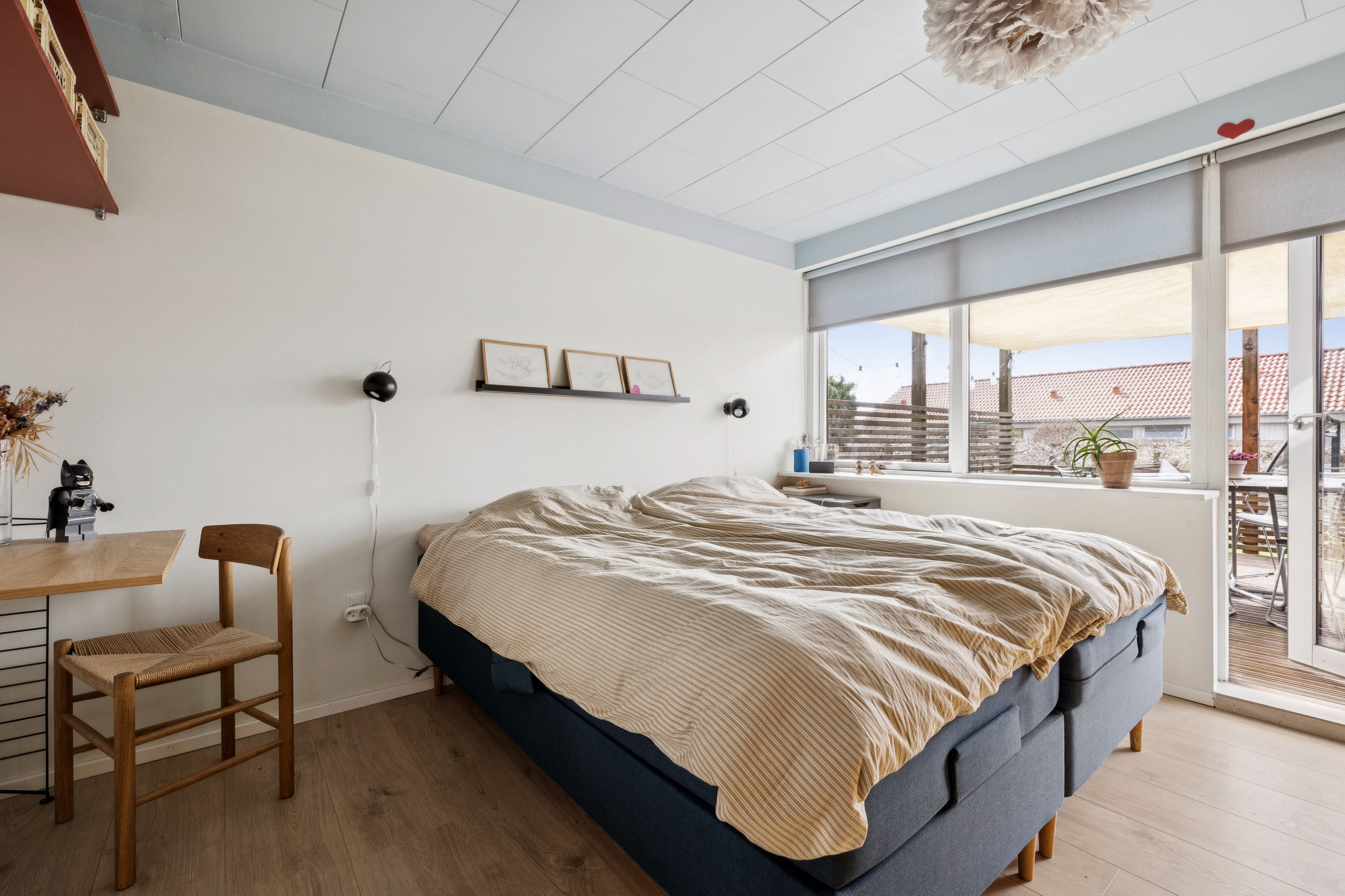 Fremhævet soveværelse billede i fuldskærmstilstand. Billede af Poppelvej 6, 8660 Skanderborg