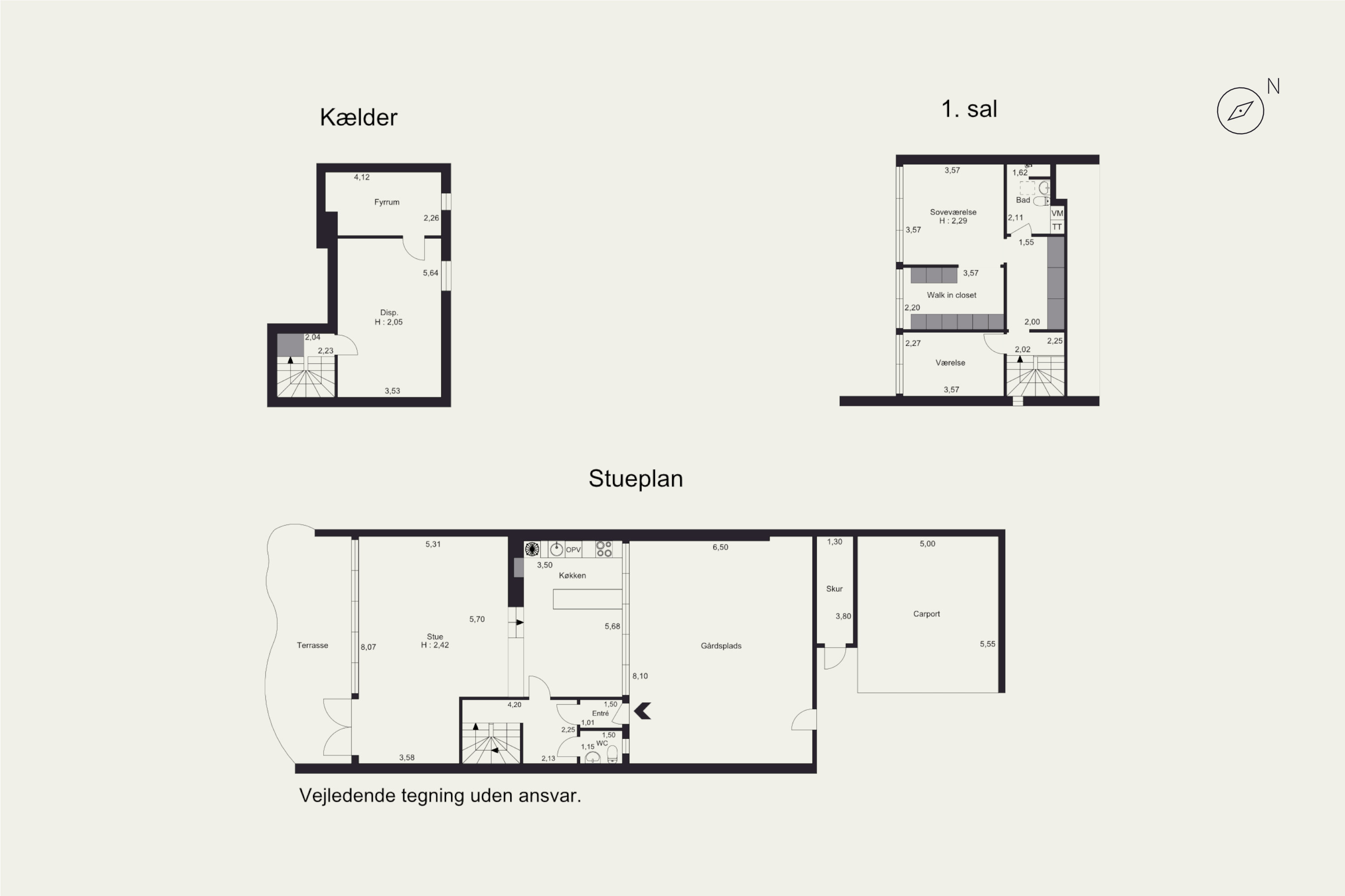 Plantegninger billede af Kirstineparken 1, 2970 Hørsholm
