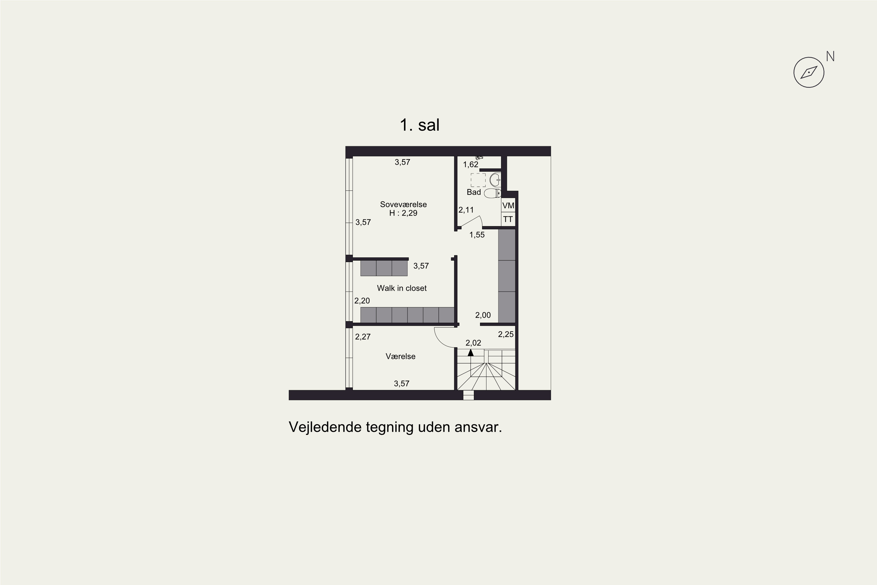 Plantegninger billede af Kirstineparken 1, 2970 Hørsholm