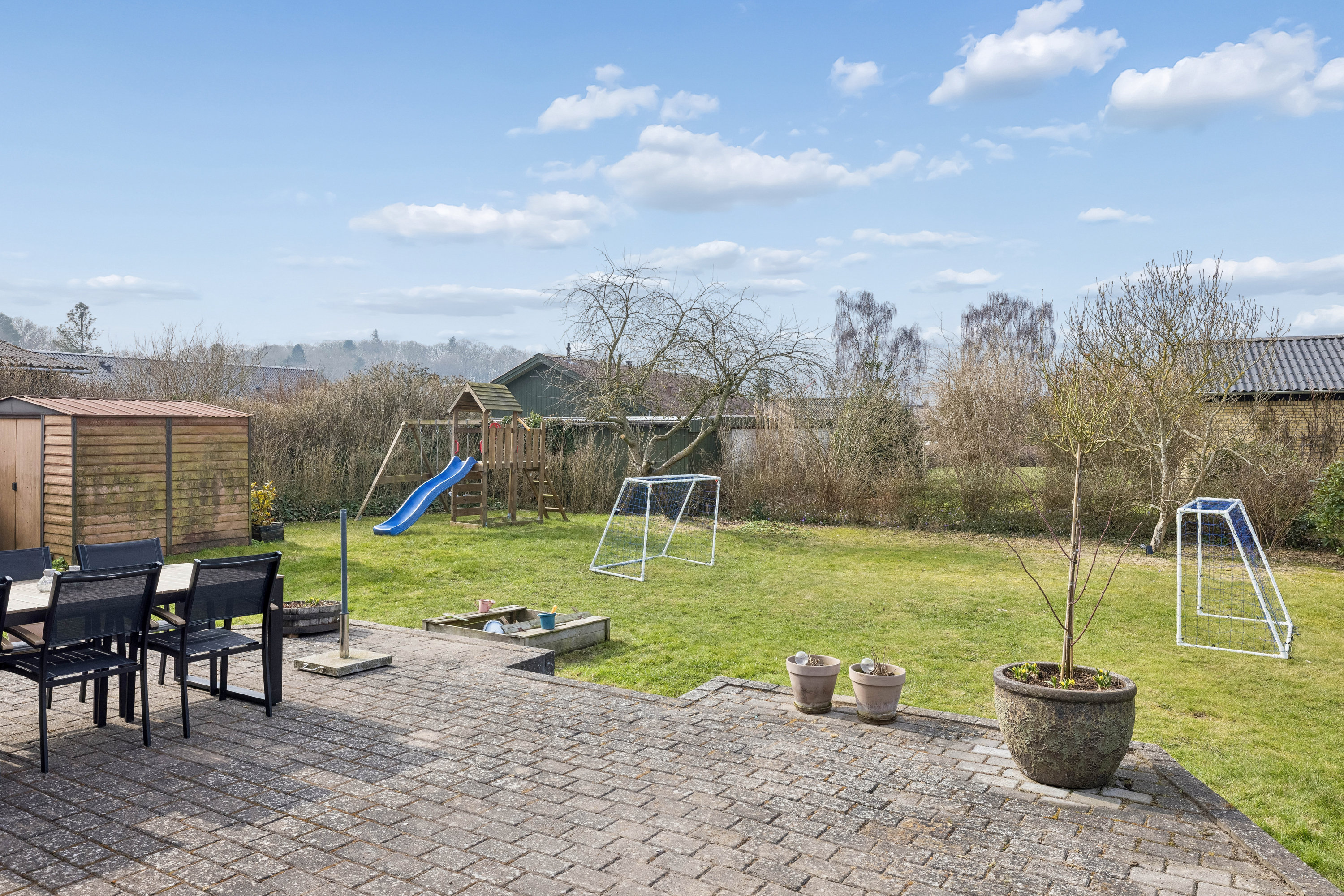 Fremhævet have billede i fuldskærmstilstand. Billede af Lærkevej 14, 5560 Aarup