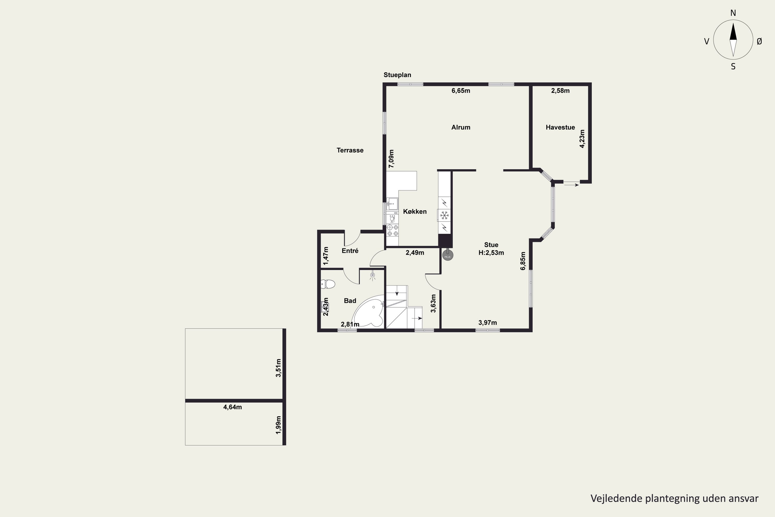Plantegninger billede af Husmandsvej 11, 2630 Taastrup