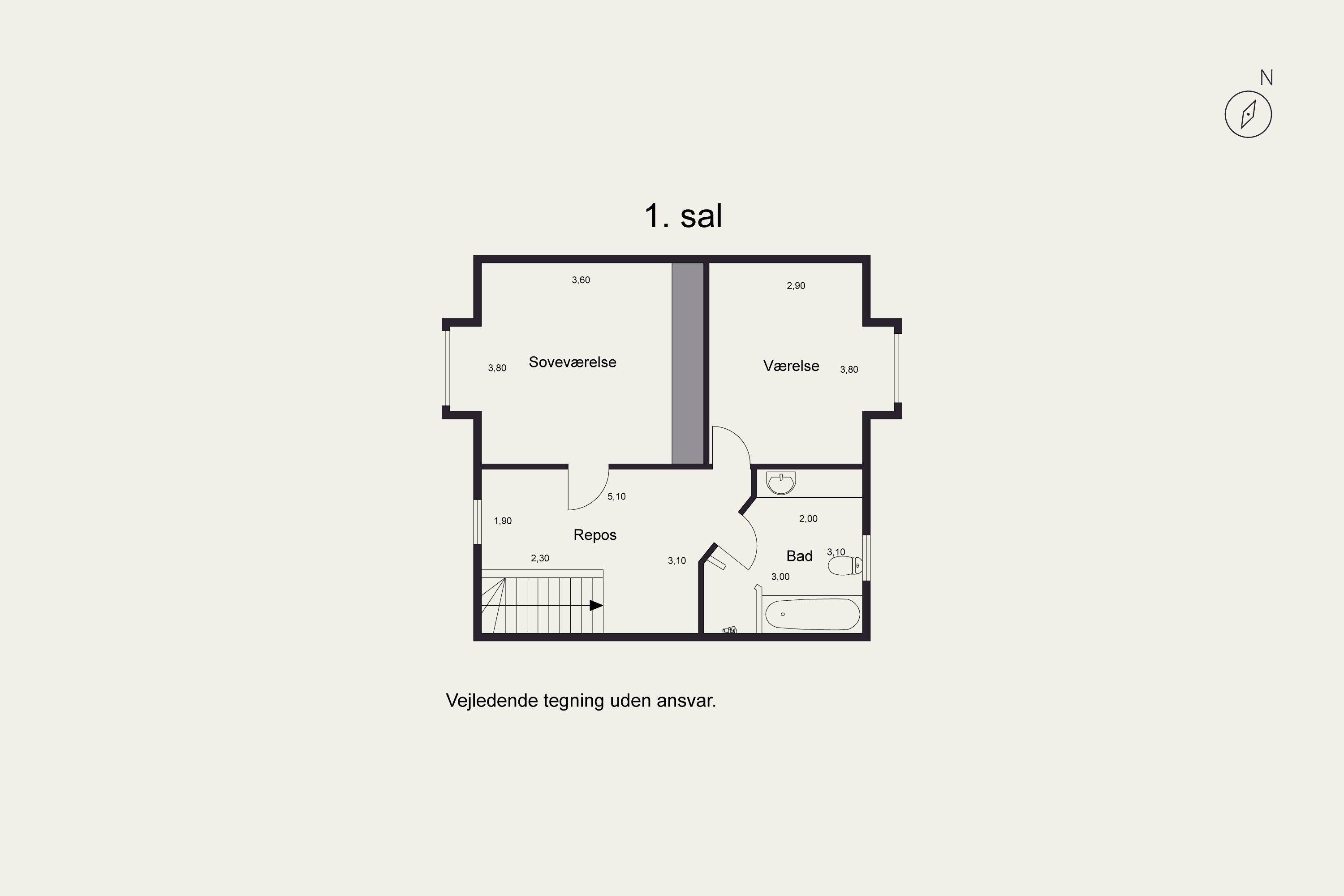Plantegninger billede af Calvinsvej 66, 7000 Fredericia