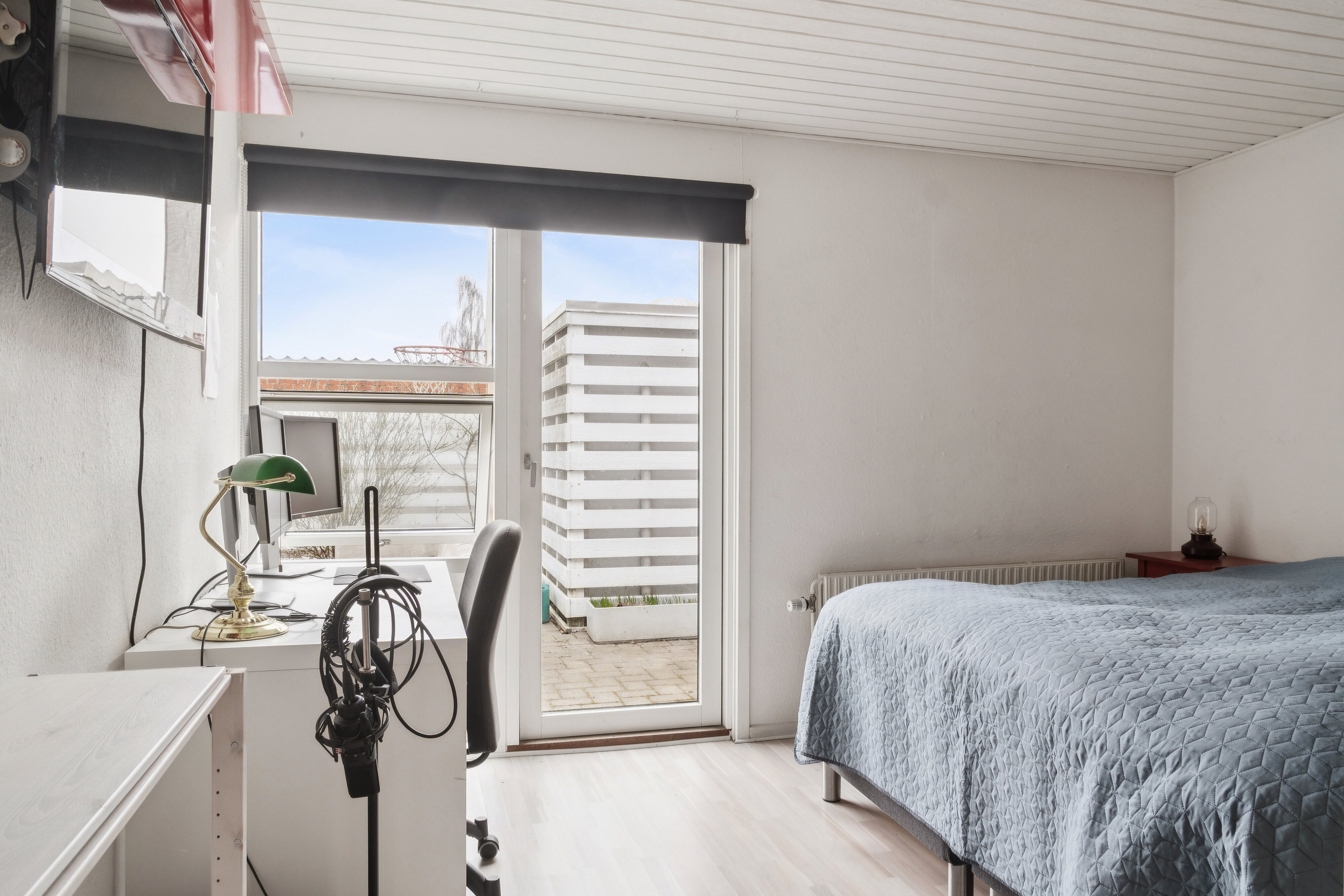 Fremhævet soveværelse billede i fuldskærmstilstand. Billede af Nøddehegnet 5, 8220 Brabrand