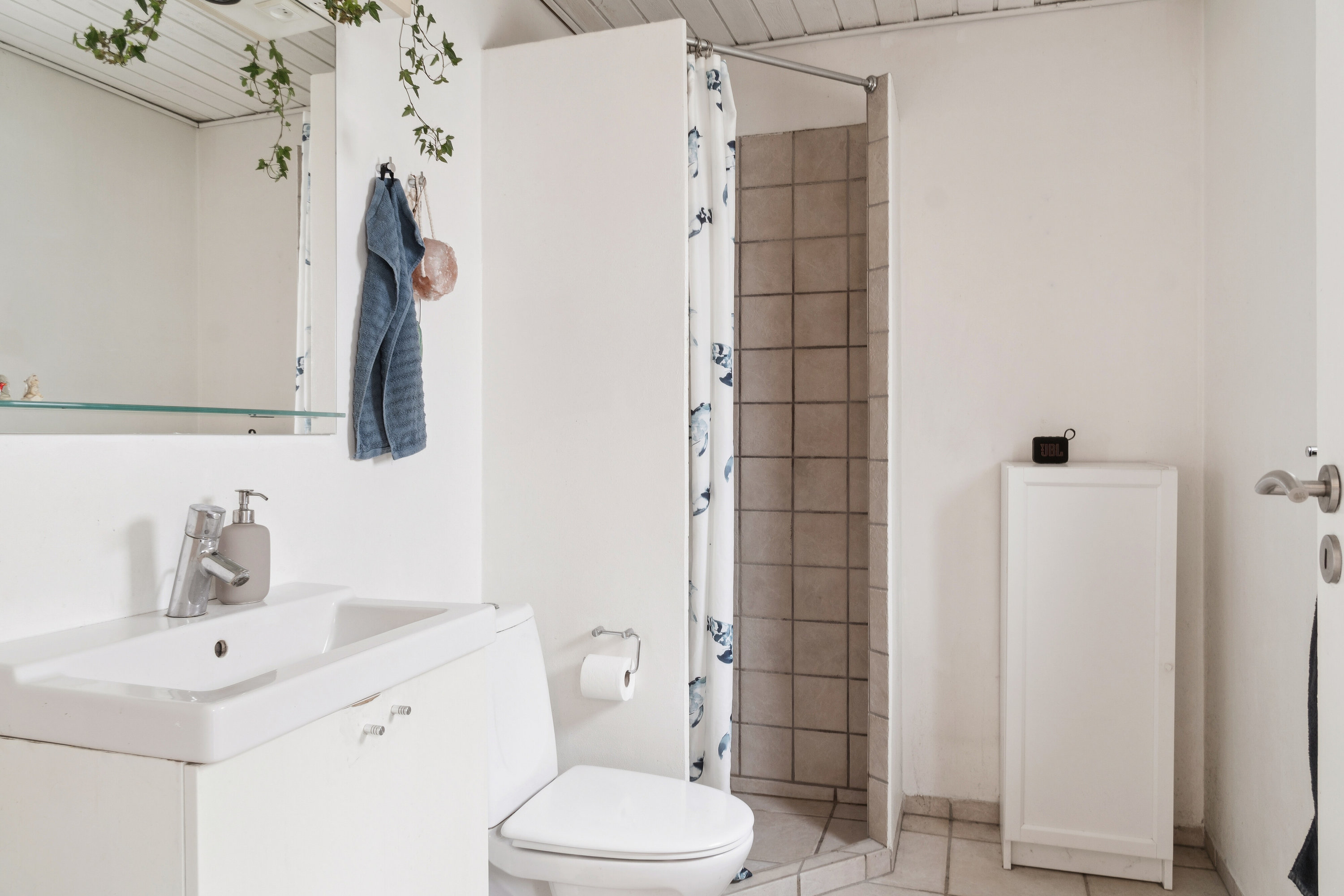 Fremhævet badeværelse billede i fuldskærmstilstand. Billede af Nøddehegnet 5, 8220 Brabrand