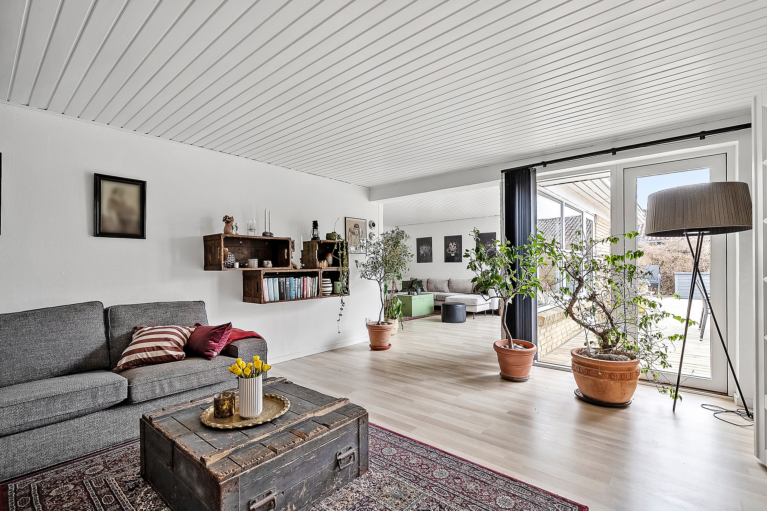 Fremhævet stue billede i fuldskærmstilstand. Billede af Mercurvej 80, 8700 Horsens