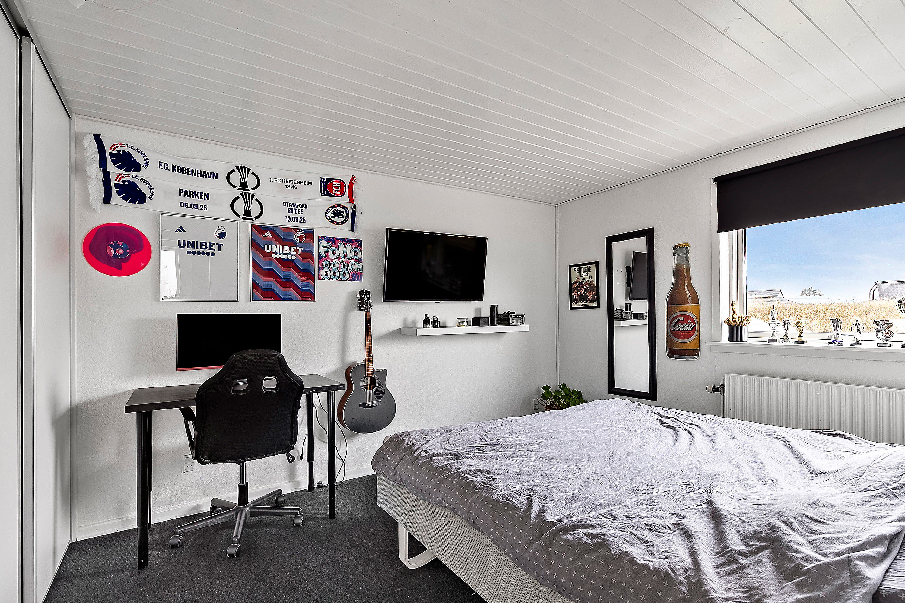 Fremhævet soveværelse billede i fuldskærmstilstand. Billede af Mercurvej 80, 8700 Horsens