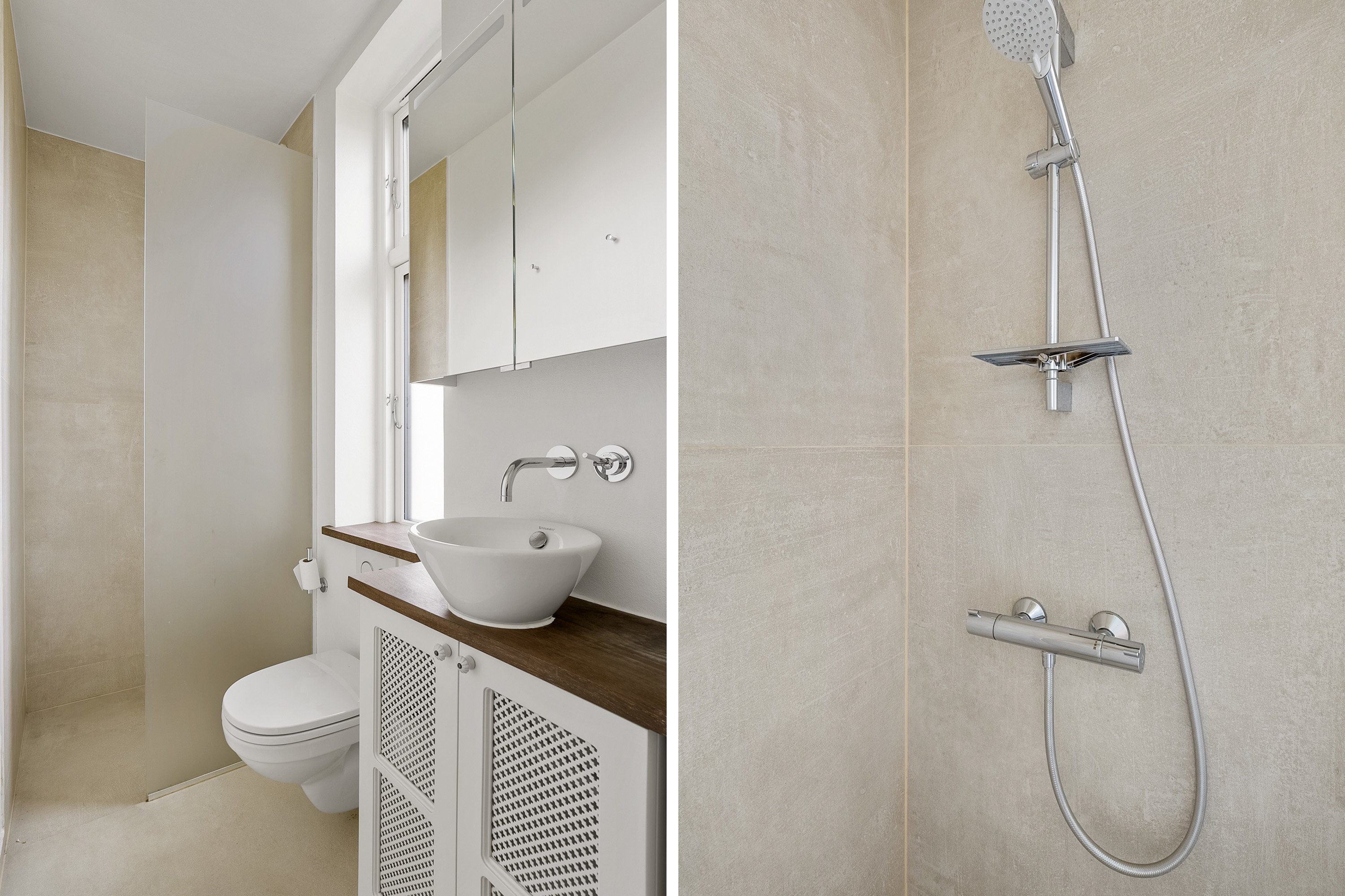 Fremhævet badeværelse billede i fuldskærmstilstand. Billede af Plumsgade 1, 1. tv., 5000 Odense C