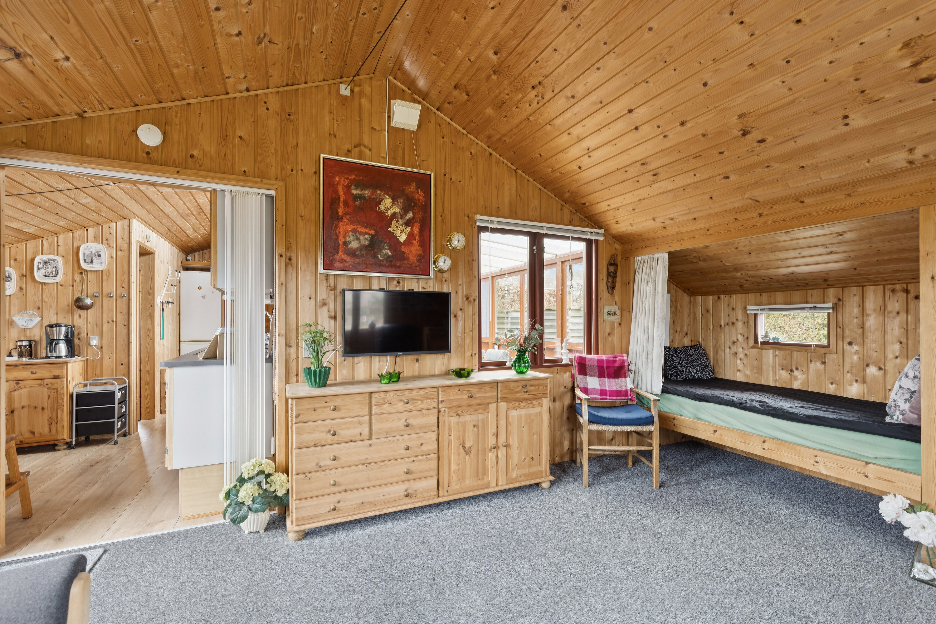 Fremhævet soveværelse billede i fuldskærmstilstand. Billede af Ingerslevvej 14, Bjerge Sydstrand, 4281 Gørlev