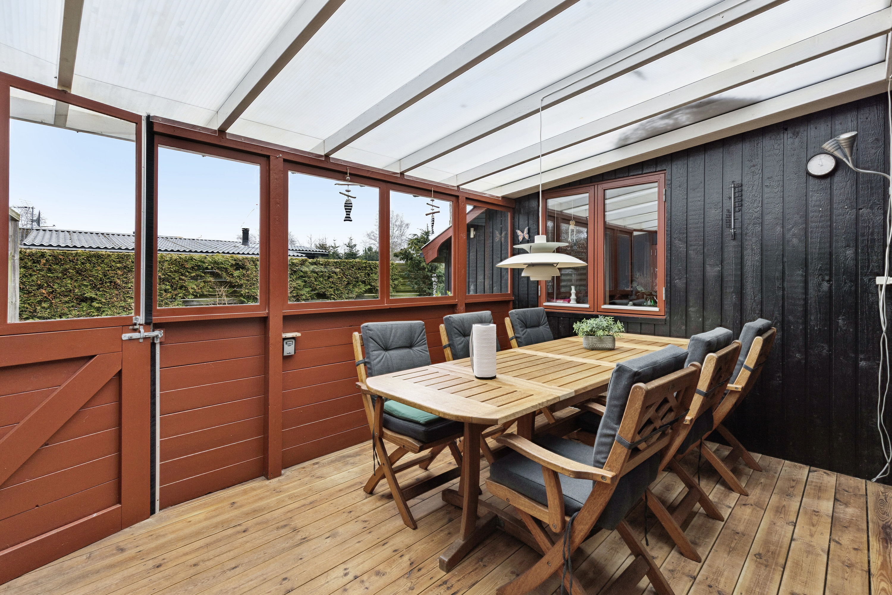 Fremhævet overdækket terrasse billede i fuldskærmstilstand. Billede af Ingerslevvej 14, Bjerge Sydstrand, 4281 Gørlev