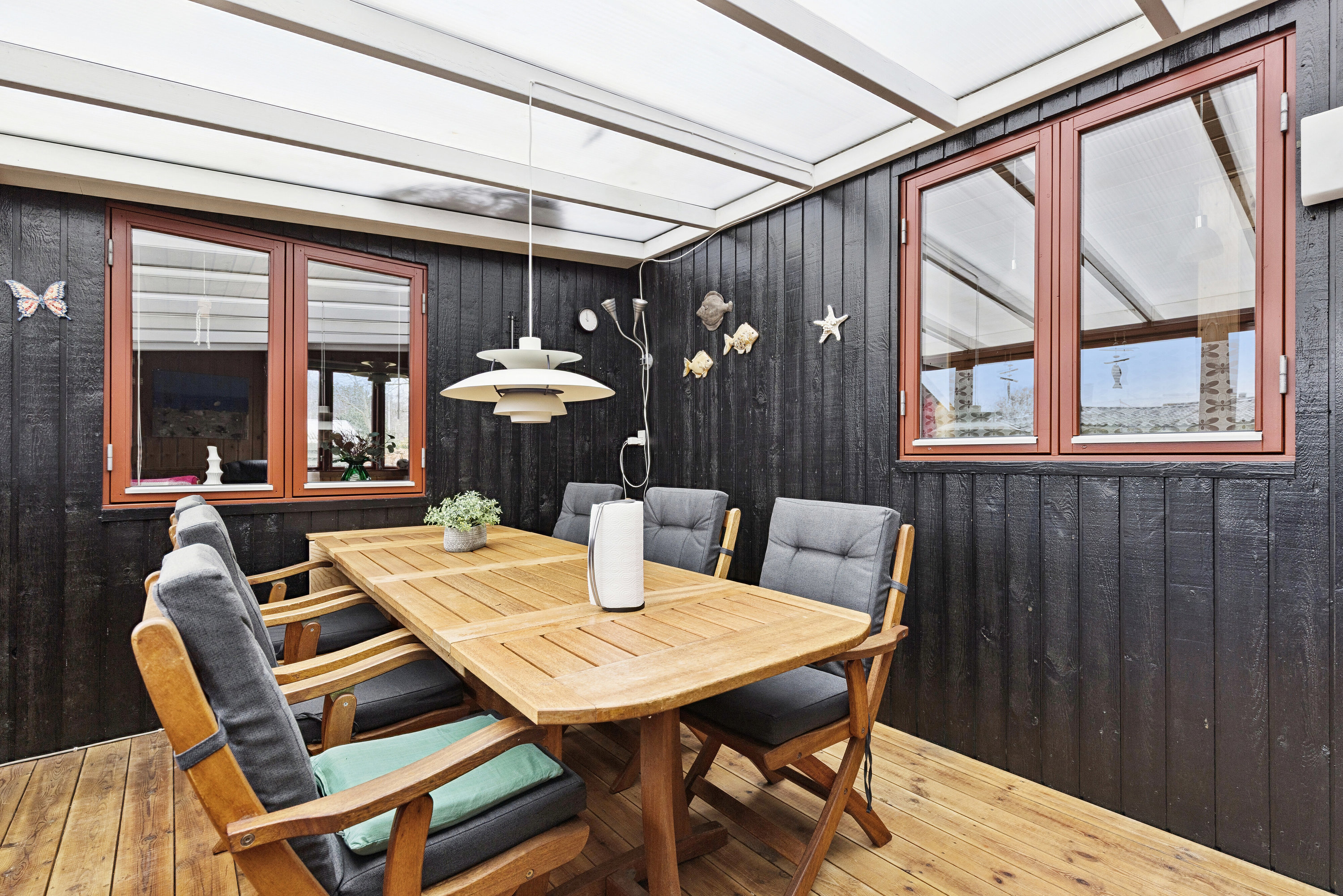 Fremhævet overdækket terrasse billede i fuldskærmstilstand. Billede af Ingerslevvej 14, Bjerge Sydstrand, 4281 Gørlev