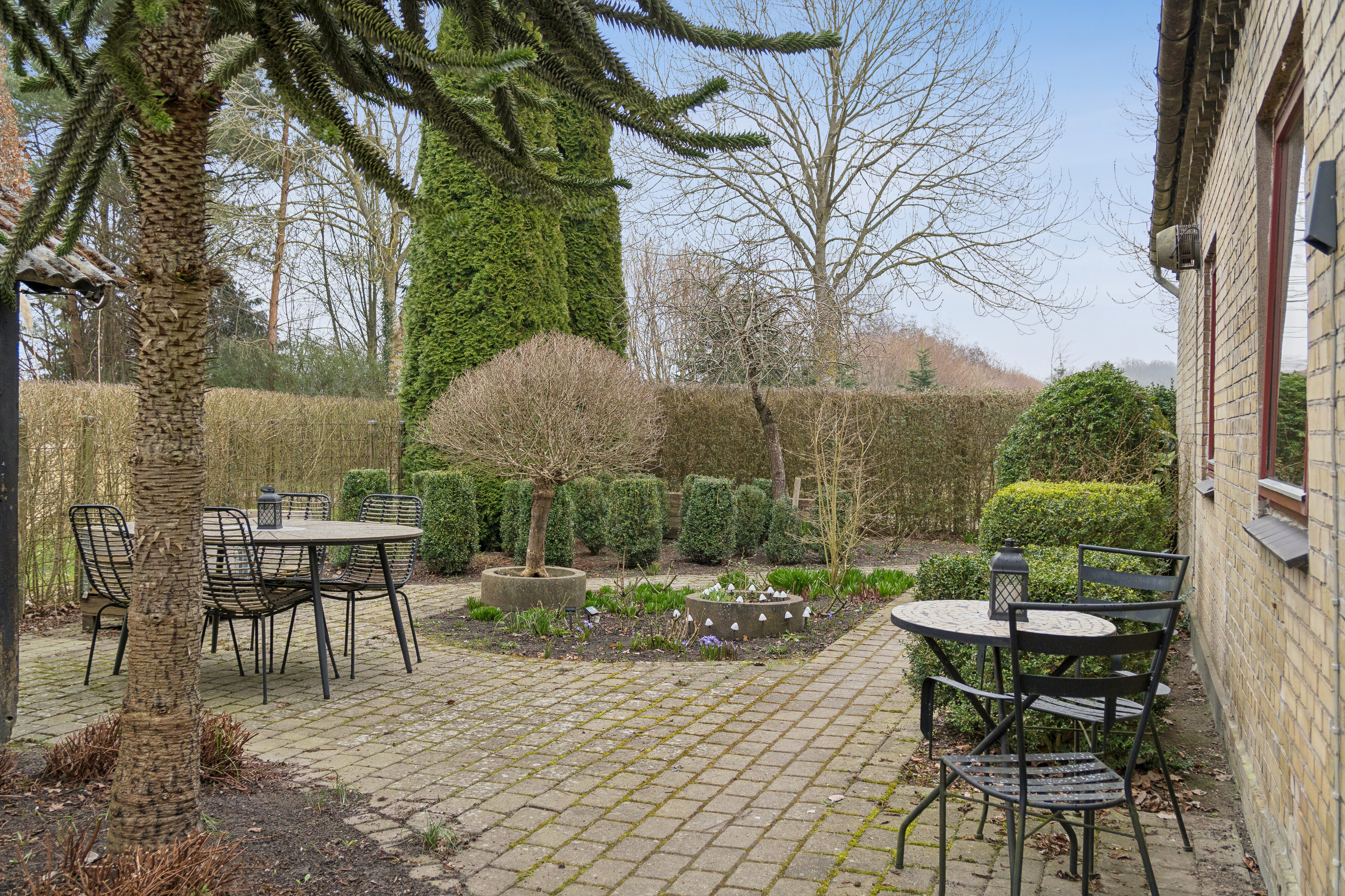 Fremhævet terrasse billede i fuldskærmstilstand. Billede af Teglværksvej 25 A og B, Revninge, 5300 Kerteminde