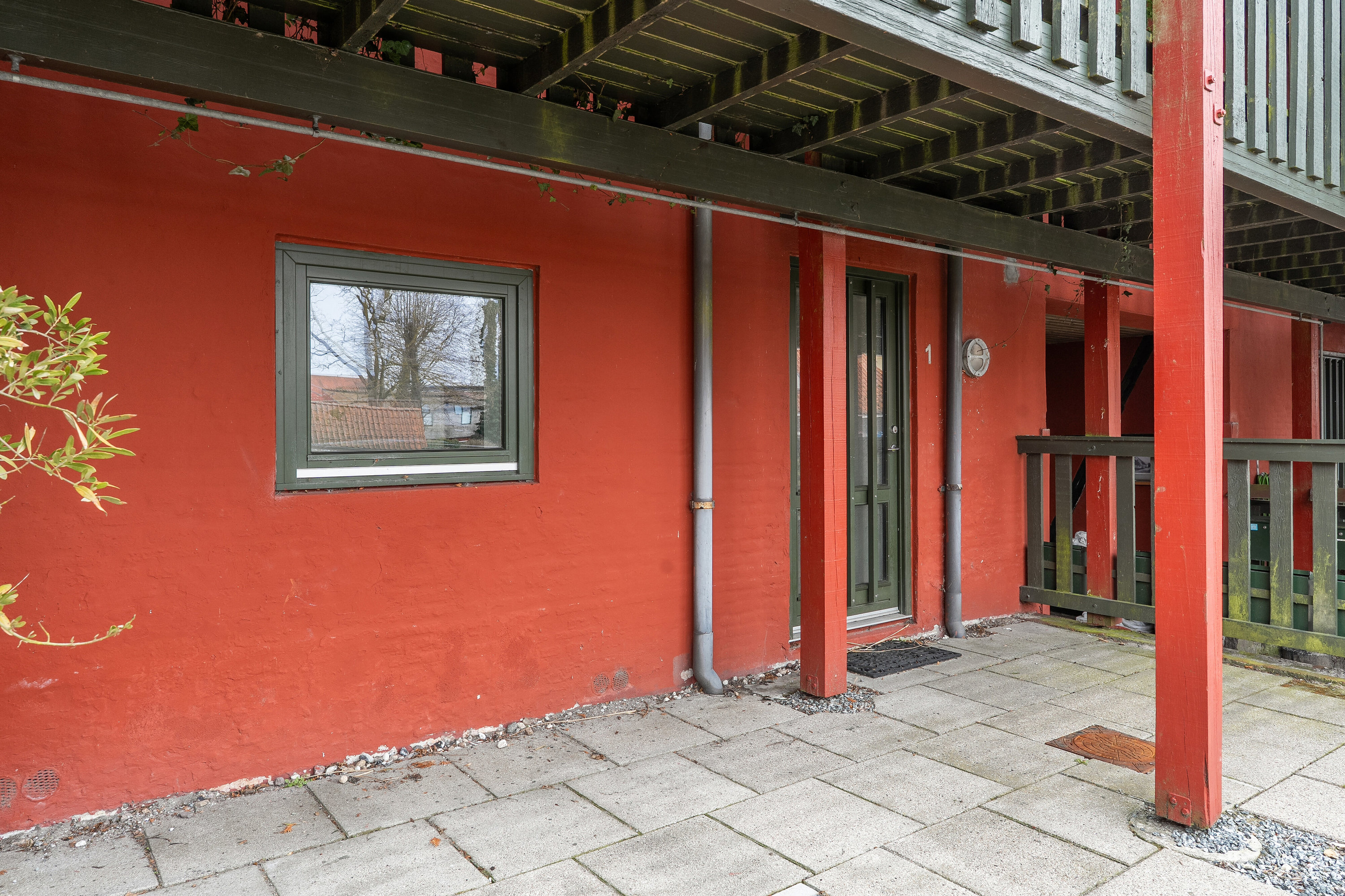 Fremhævet overdækket terrasse billede i fuldskærmstilstand. Billede af Torvestræde 3, st.. 1., 4720 Præstø