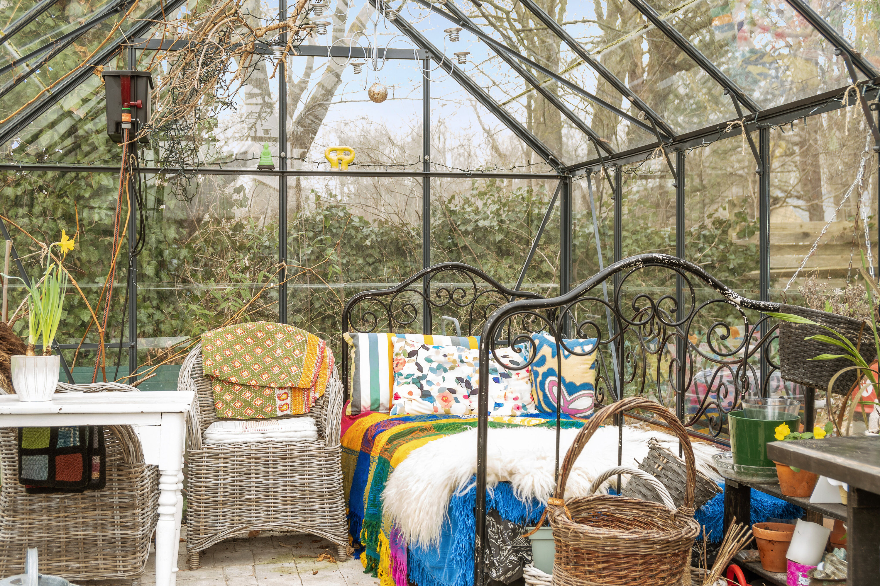 Fremhævet terrasse billede i fuldskærmstilstand. Billede af Blomsterkrogen 21, 2620 Albertslund