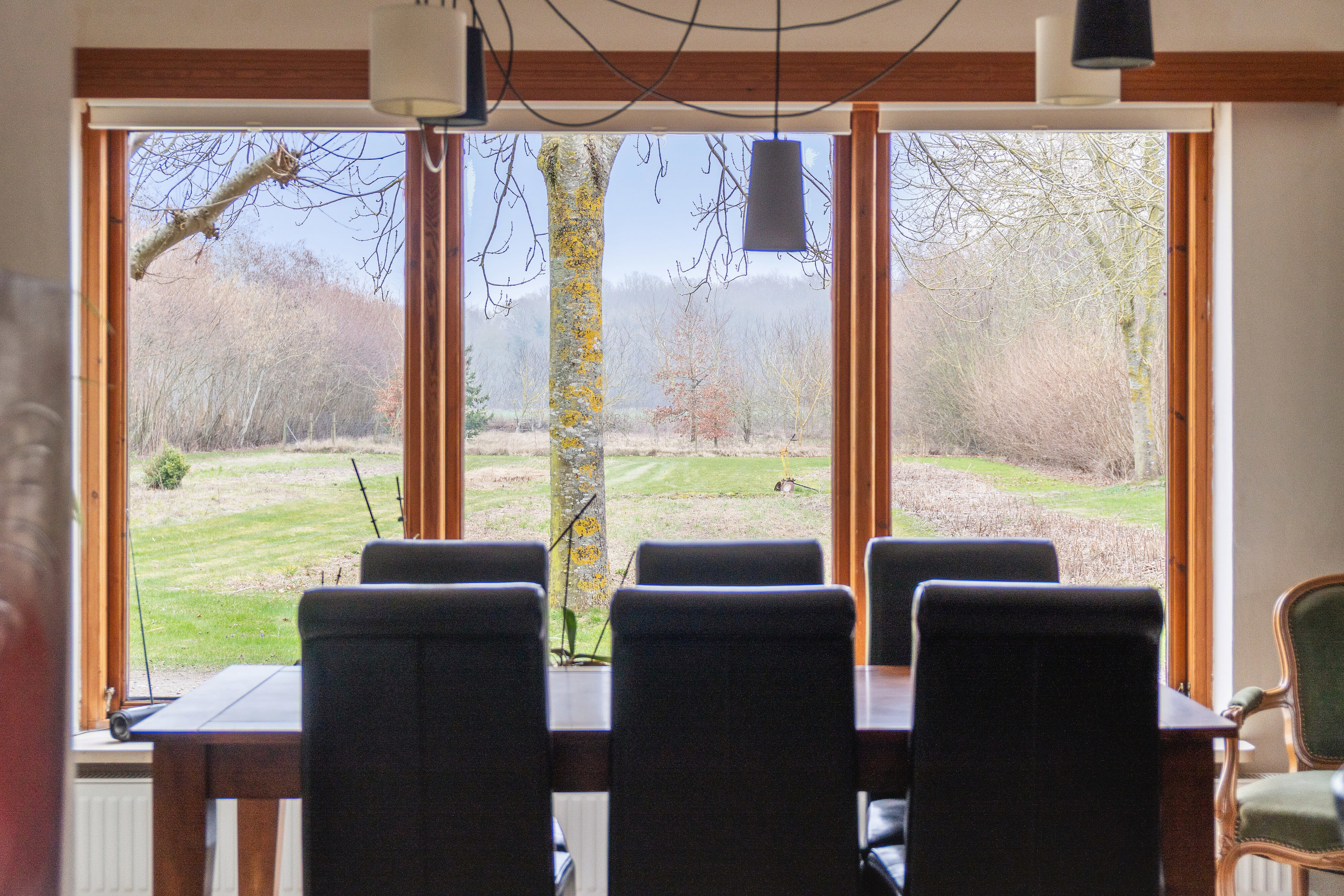 Fremhævet spisestue billede i fuldskærmstilstand. Billede af Teglværksvej 25 A og B, Revninge, 5300 Kerteminde