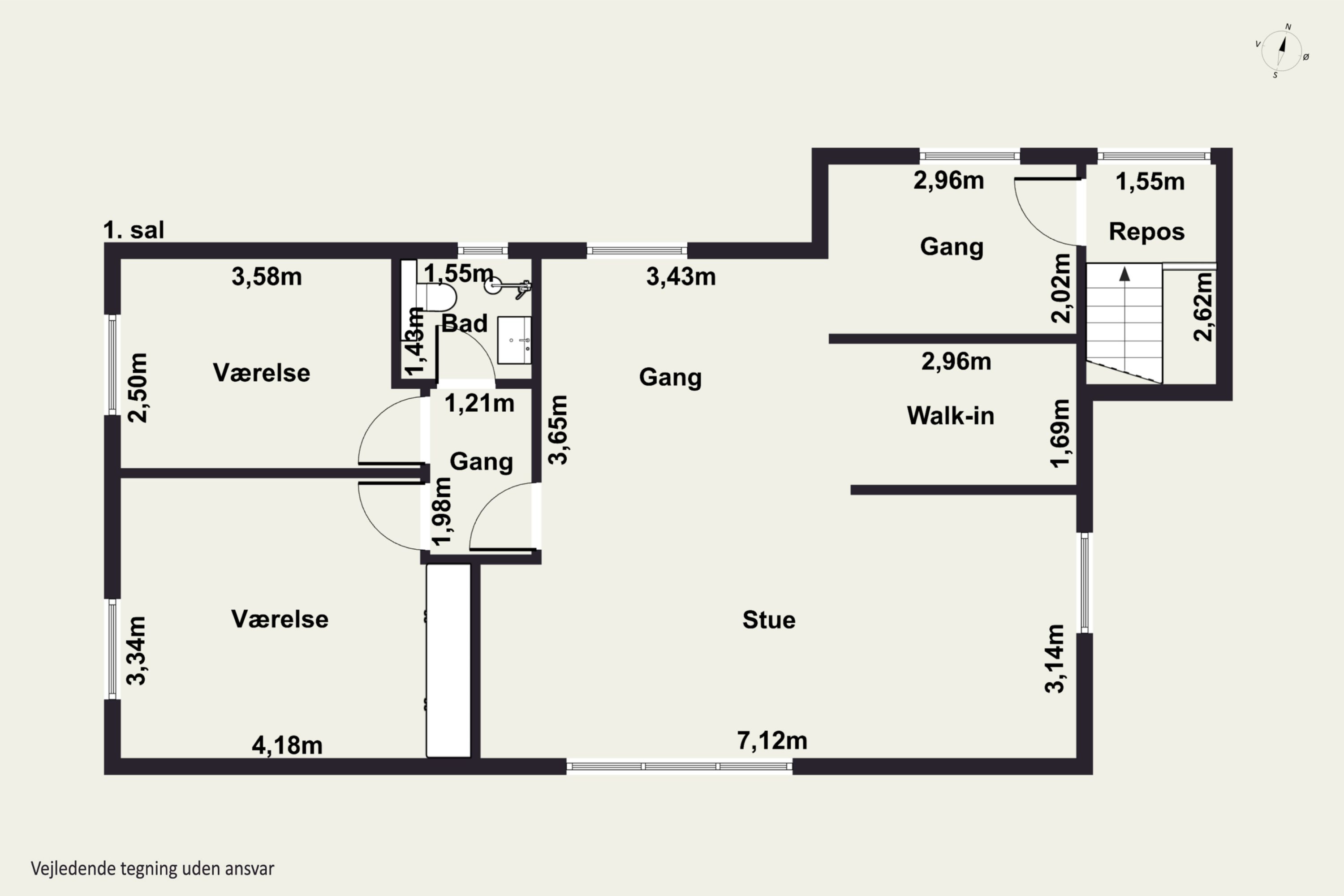 Plantegninger billede af Blomsterkrogen 21, 2620 Albertslund
