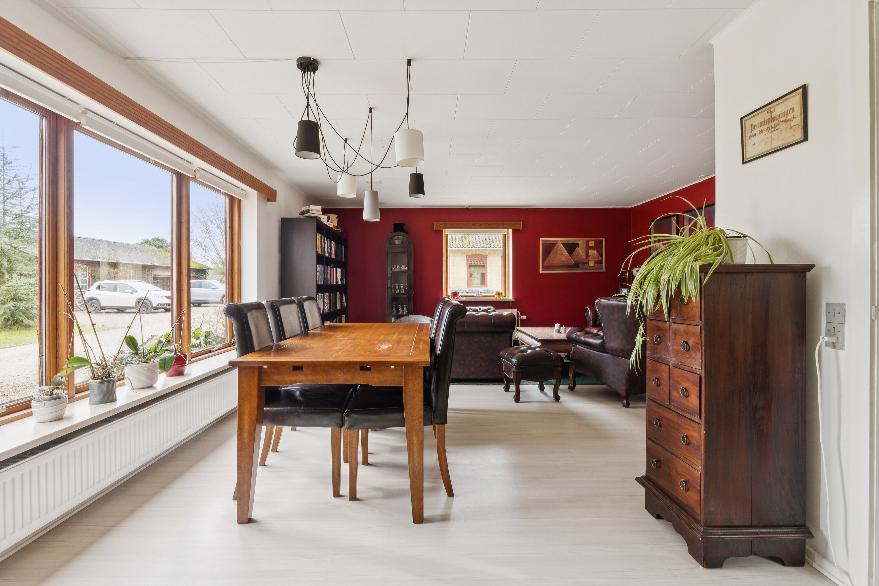 Fremhævet spisestue billede i fuldskærmstilstand. Billede af Teglværksvej 25 A og B, Revninge, 5300 Kerteminde