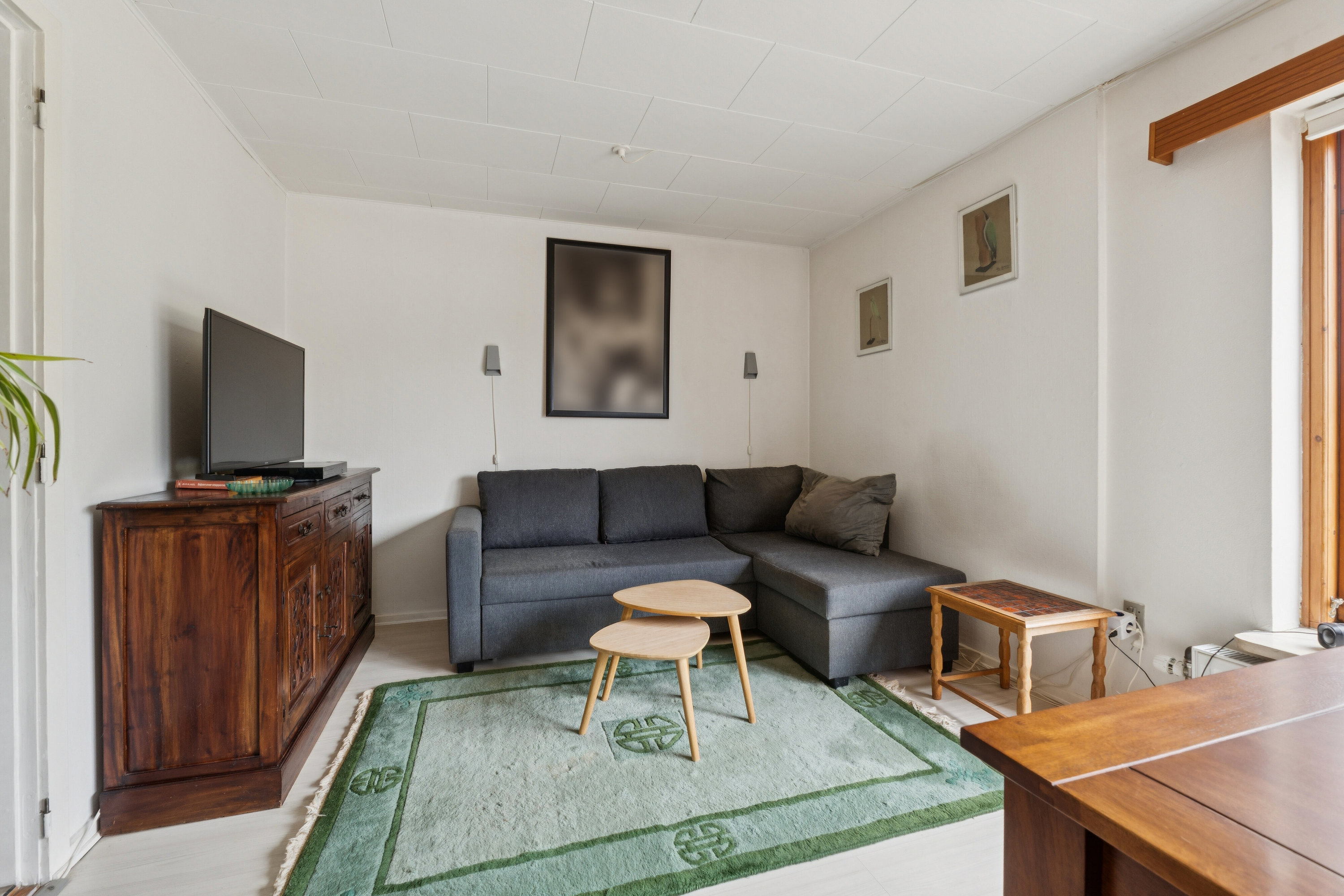 Fremhævet stue billede i fuldskærmstilstand. Billede af Teglværksvej 25 A og B, Revninge, 5300 Kerteminde