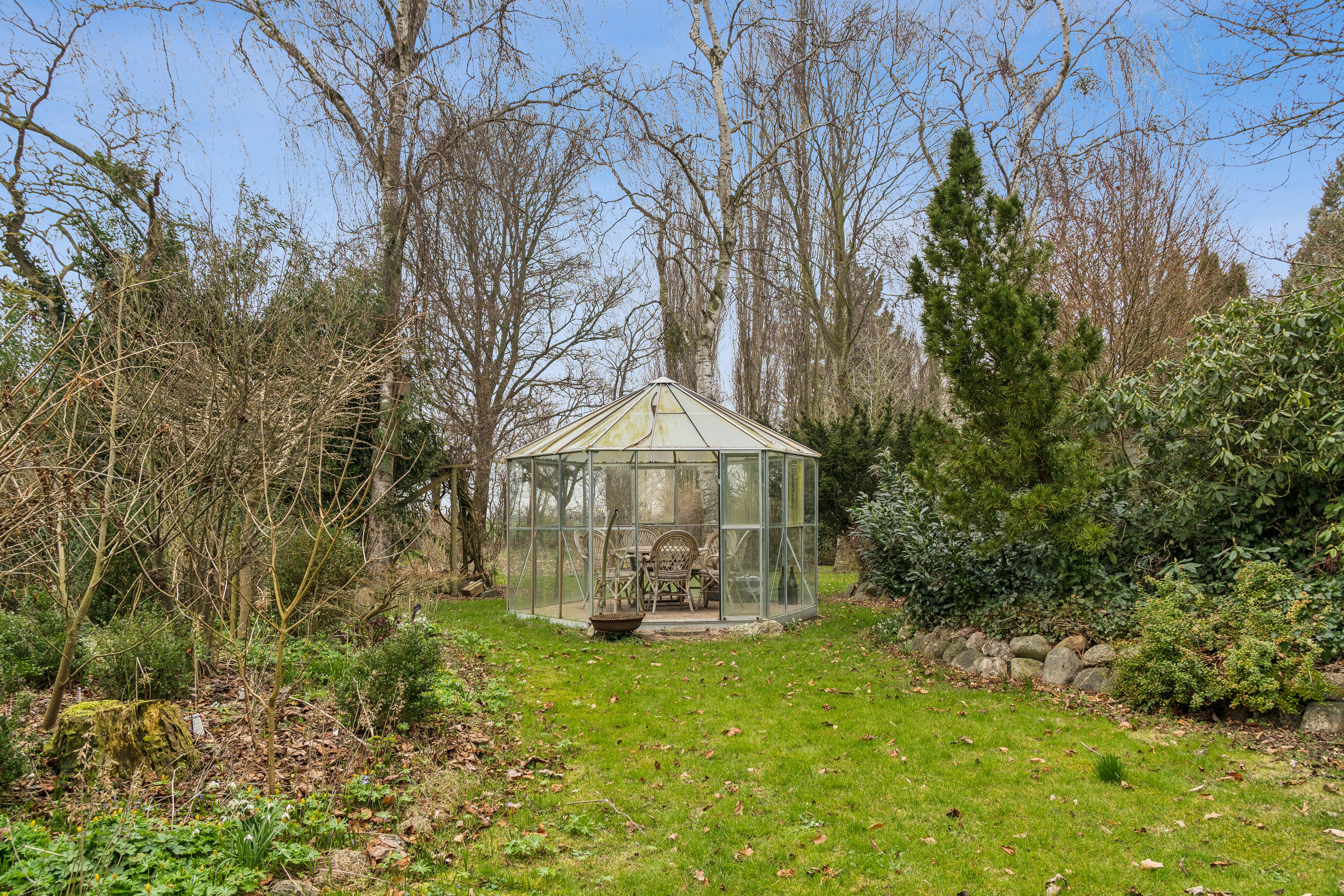 Fremhævet udestue billede i fuldskærmstilstand. Billede af Teglværksvej 25 A og B, Revninge, 5300 Kerteminde