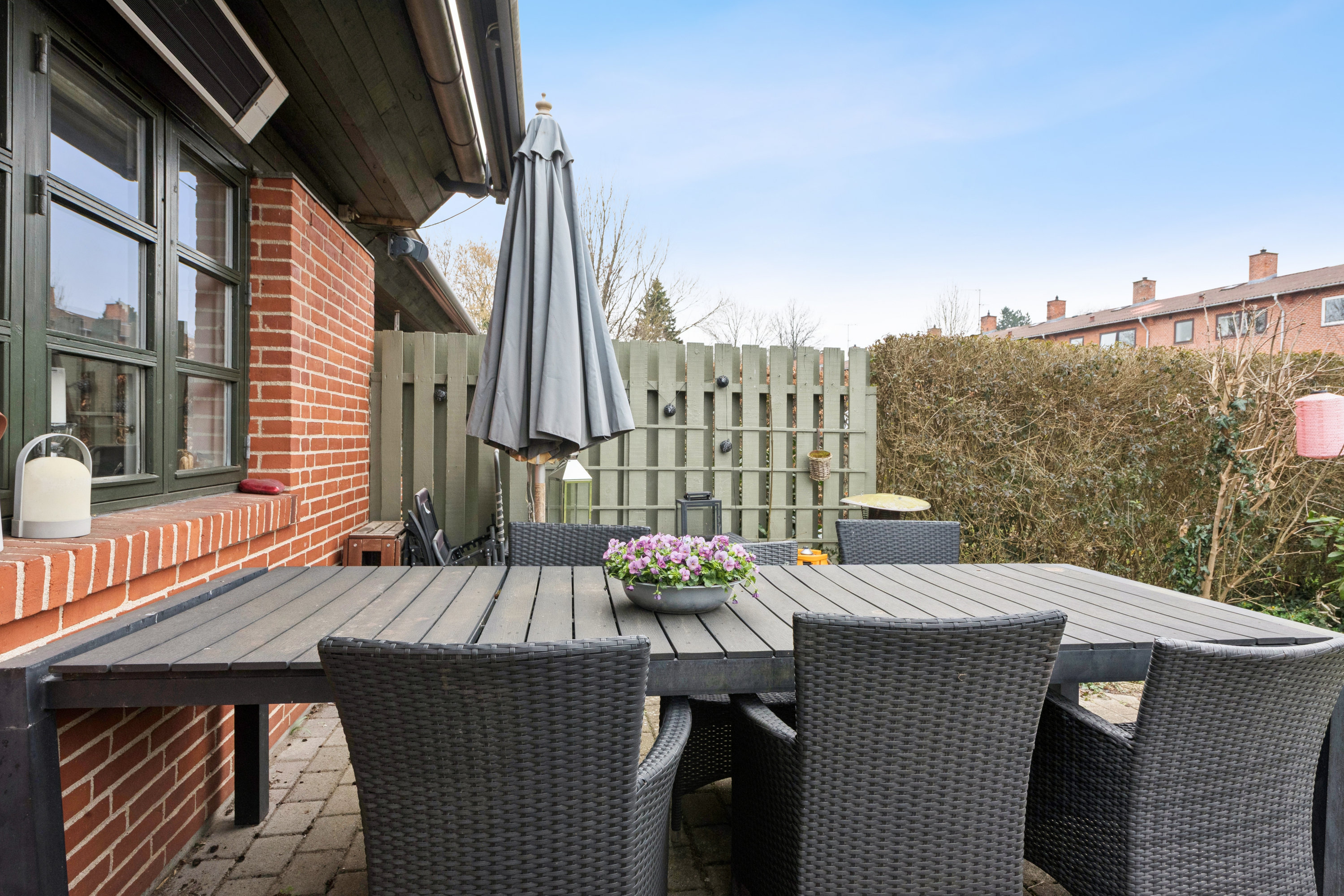 Fremhævet terrasse billede i fuldskærmstilstand. Billede af Gammelmosevej 317E, 2880 Bagsværd