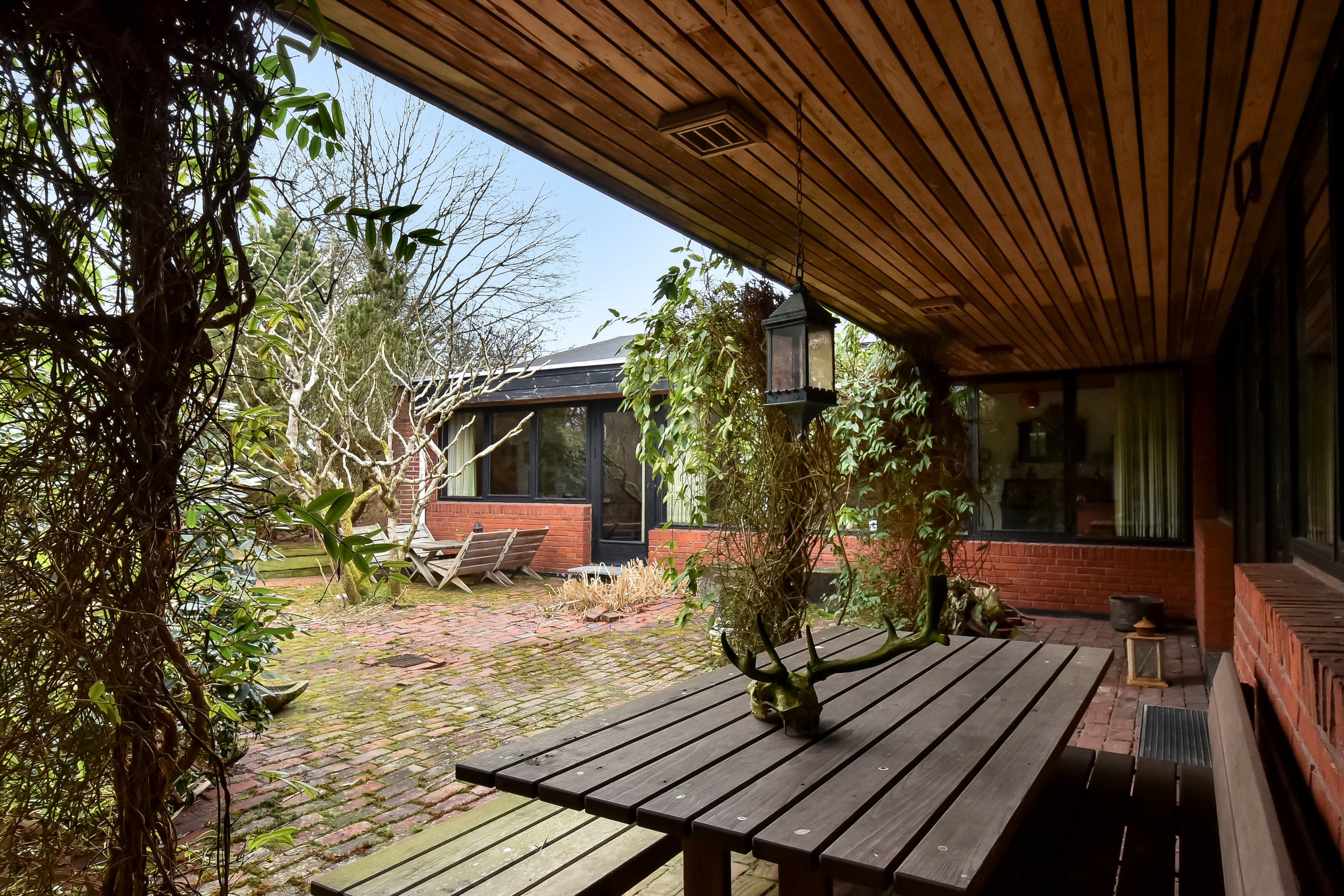 Fremhævet overdækket terrasse billede i fuldskærmstilstand. Billede af Schubertsvej 3, 7400 Herning