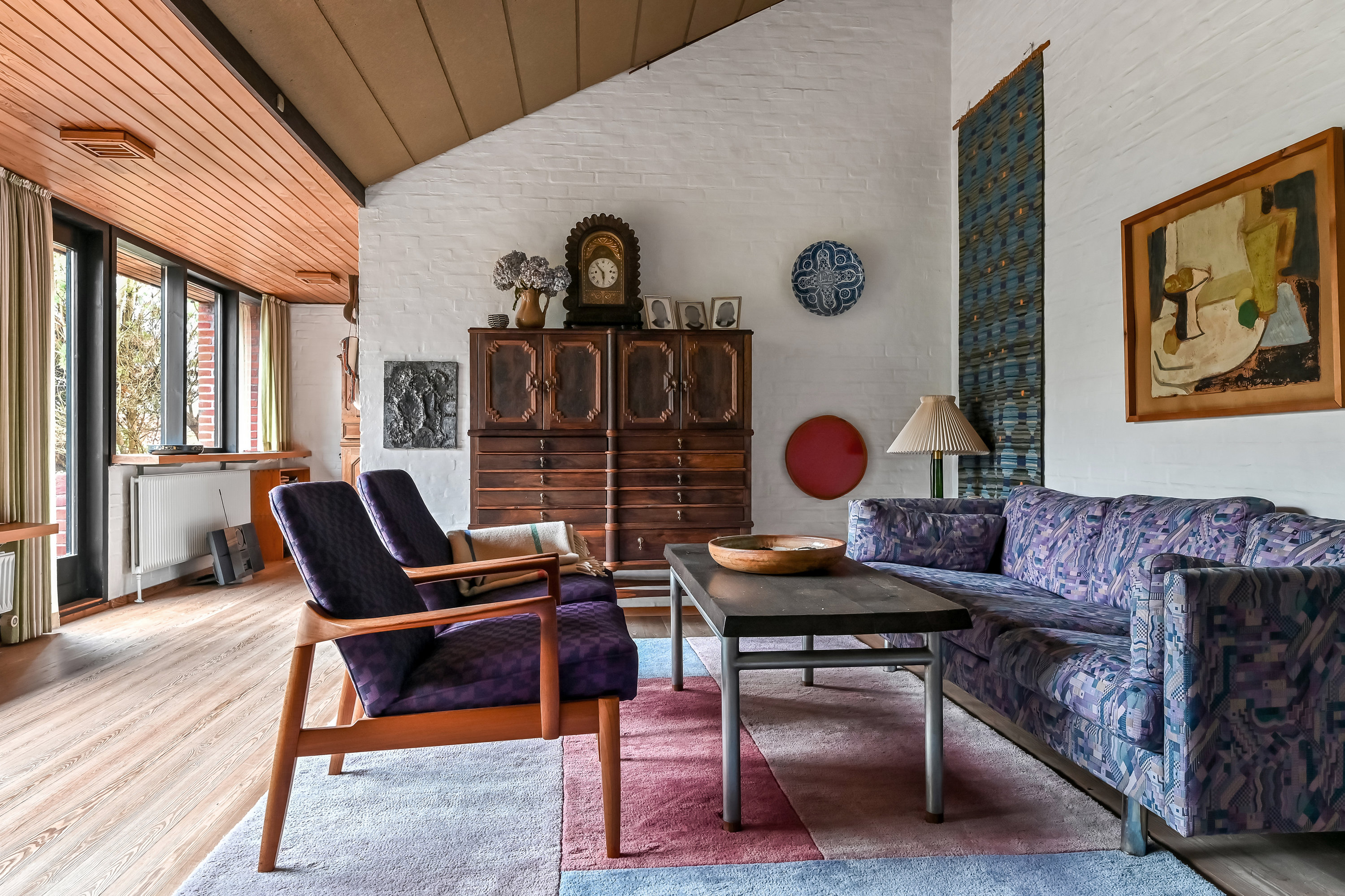 Fremhævet stue billede i fuldskærmstilstand. Billede af Schubertsvej 3, 7400 Herning