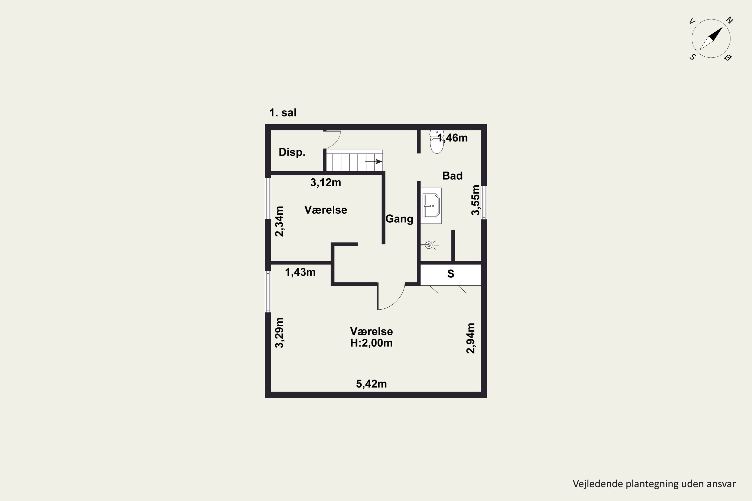 Plantegninger billede af Fåborgvej 31, 5610 Assens