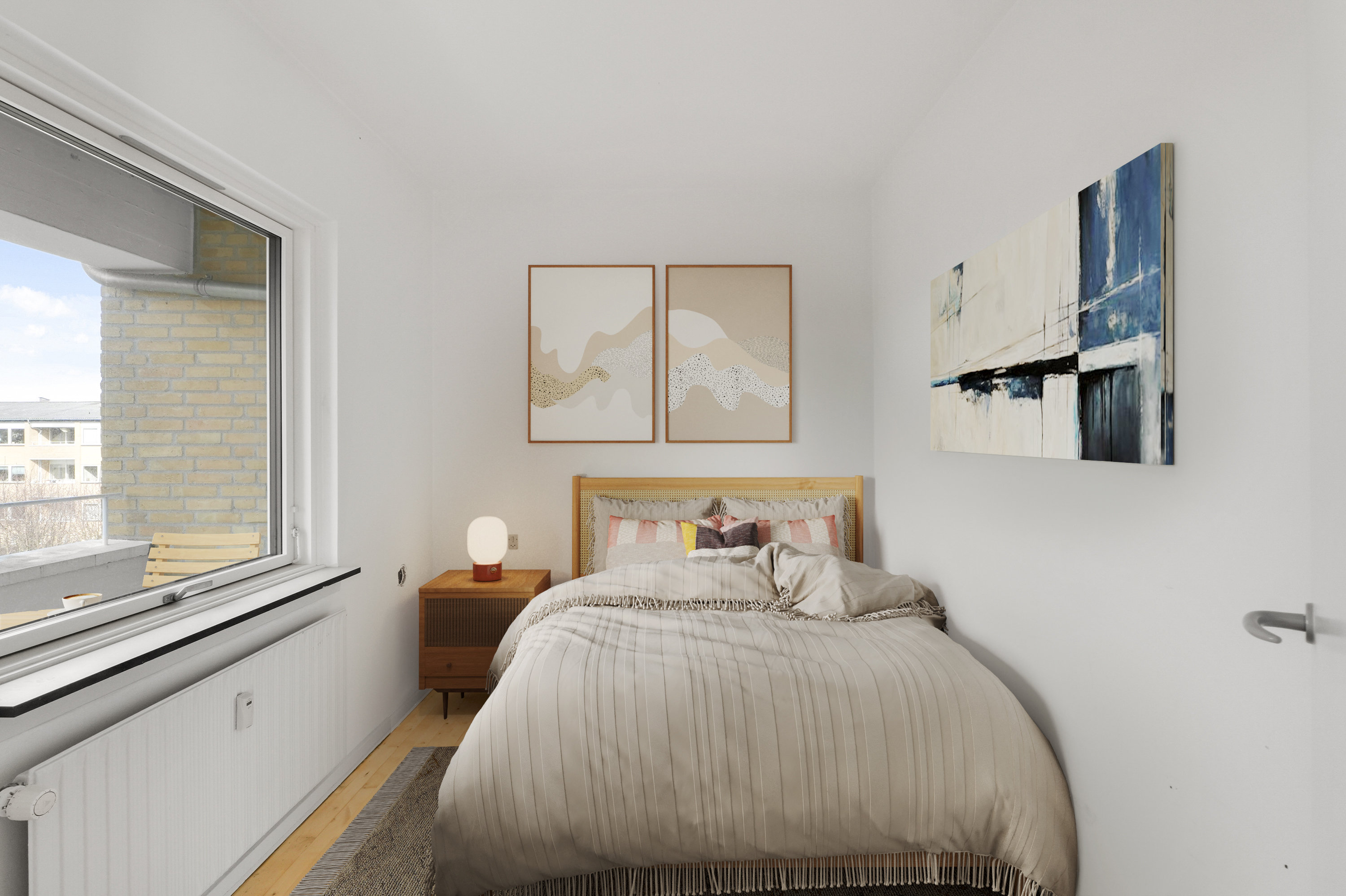 Fremhævet soveværelse billede i fuldskærmstilstand. Billede af Kongelundsvej 71C, 2. 2., 2300 København S