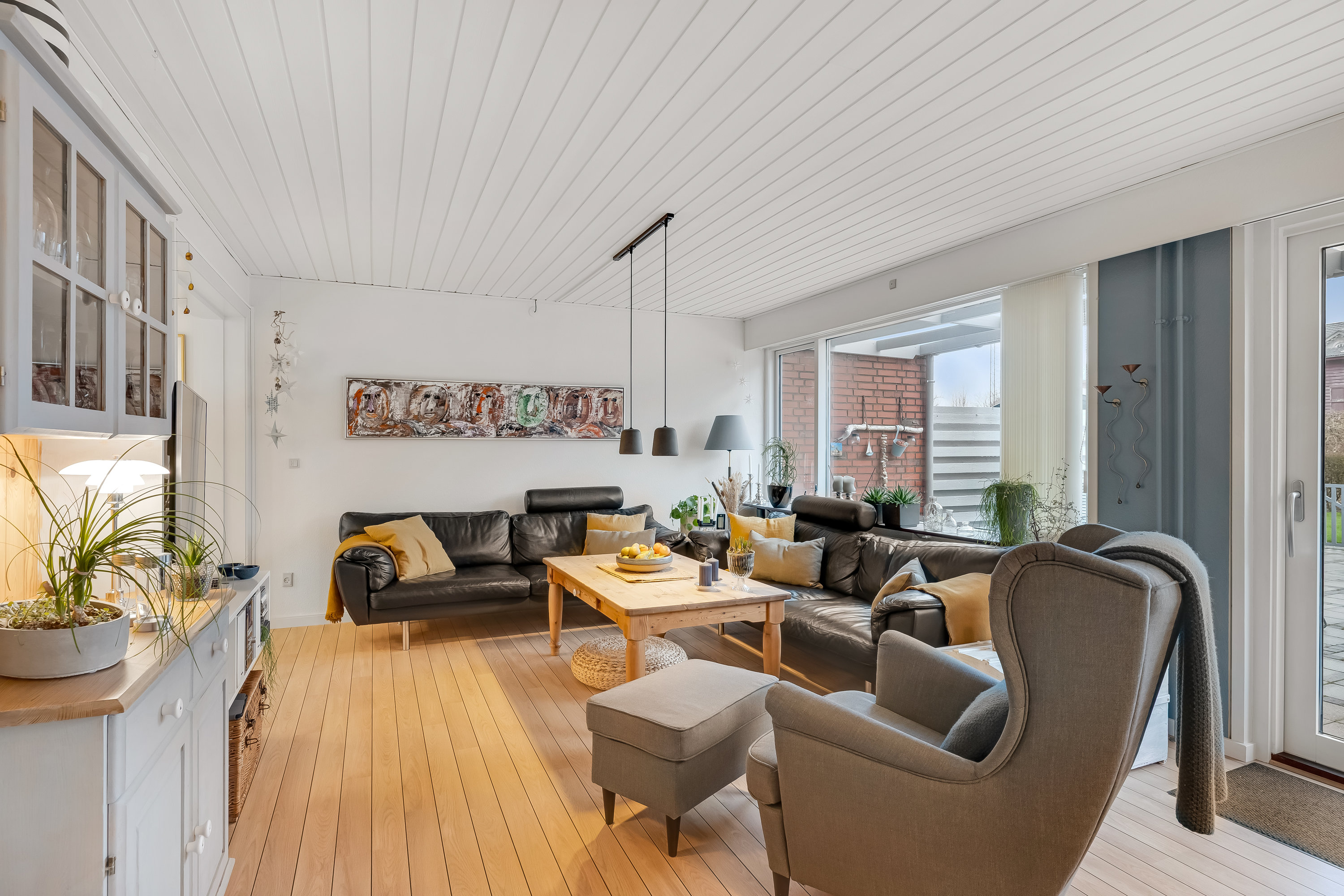 Fremhævet stue billede i fuldskærmstilstand. Billede af Ved Banen 3, 6800 Varde