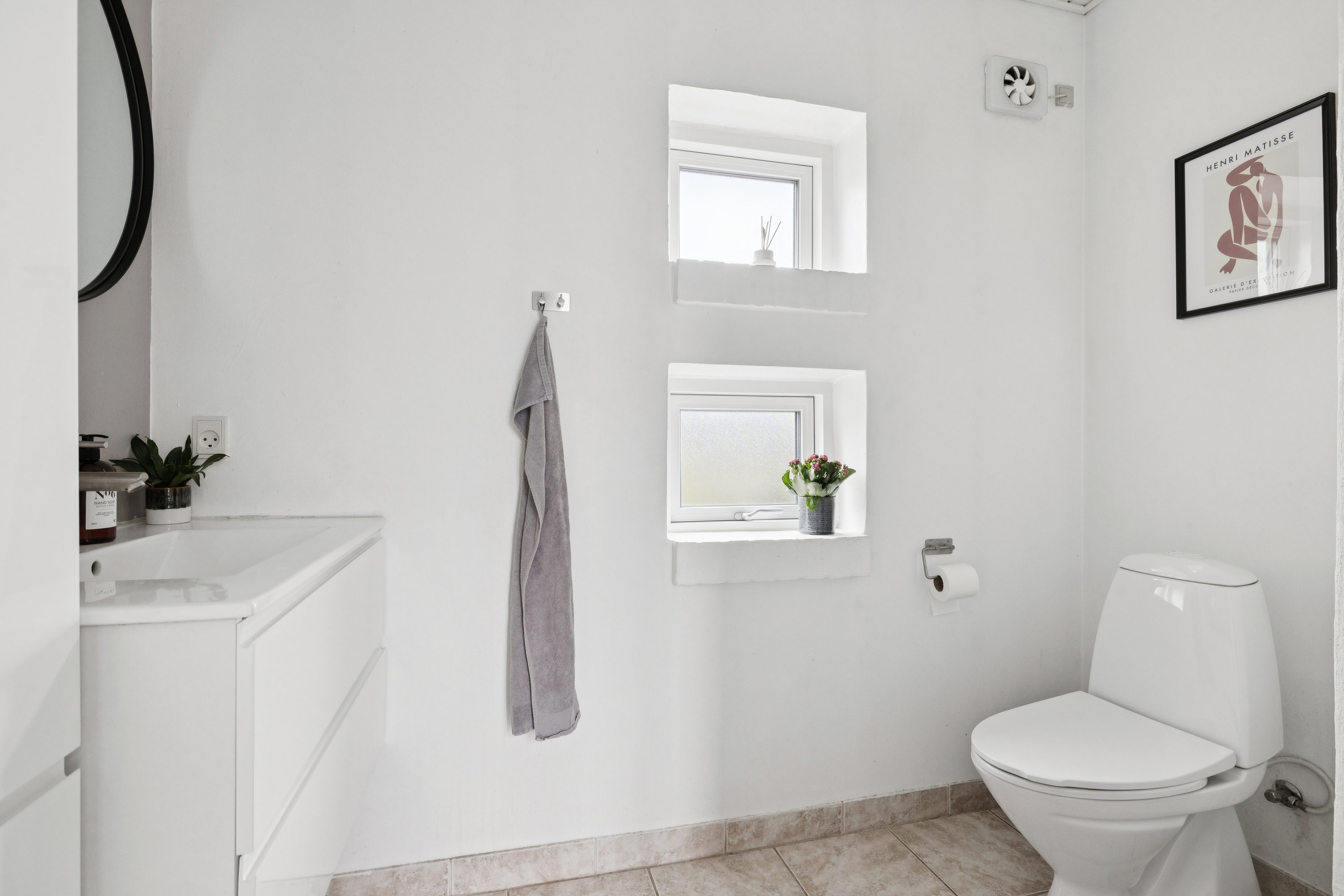 Fremhævet badeværelse billede i fuldskærmstilstand. Billede af Rævebakken 1, 9500 Hobro