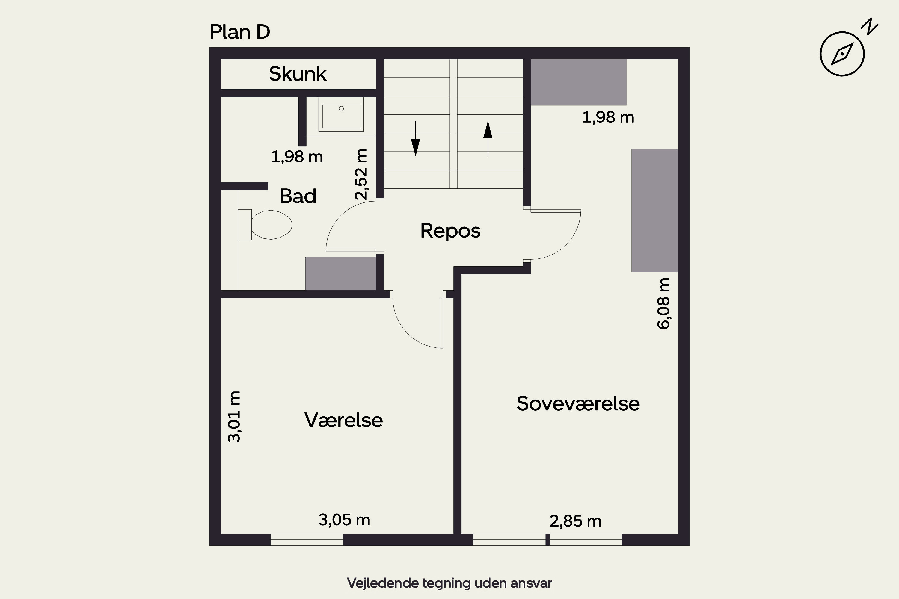 Plantegninger billede af Amorbuen 27, 3400 Hillerød