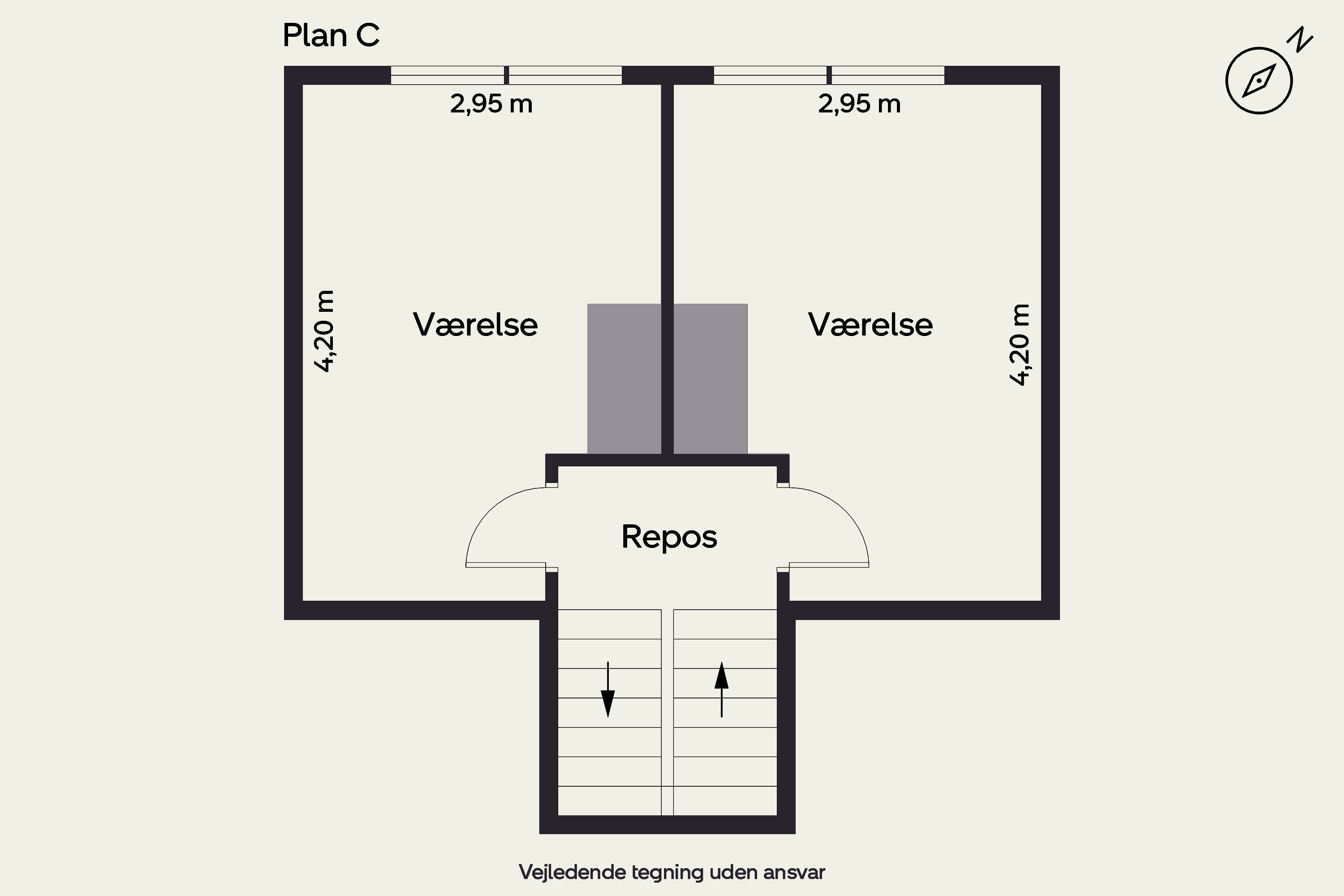 Plantegninger billede af Amorbuen 27, 3400 Hillerød