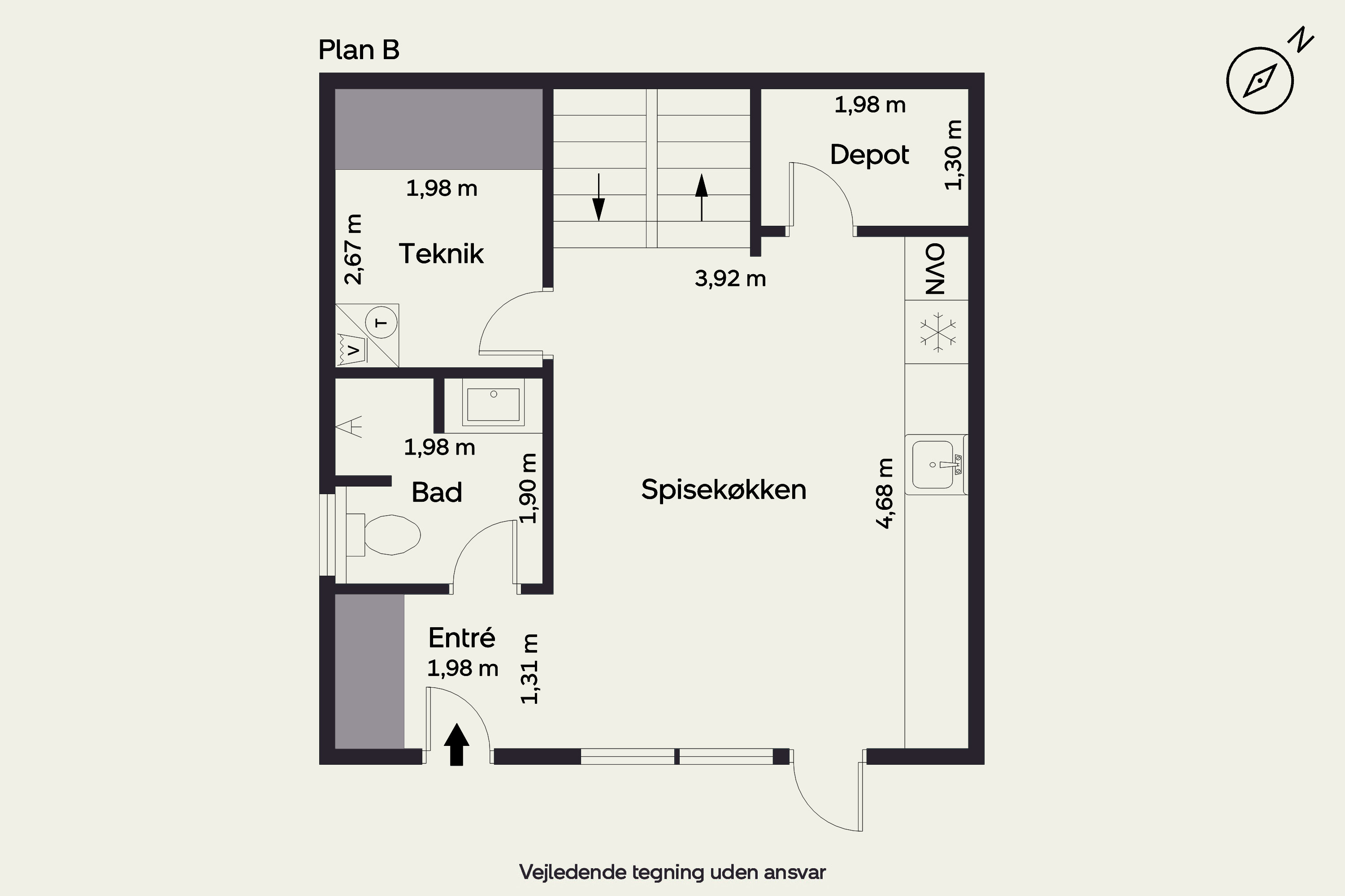 Plantegninger billede af Amorbuen 27, 3400 Hillerød