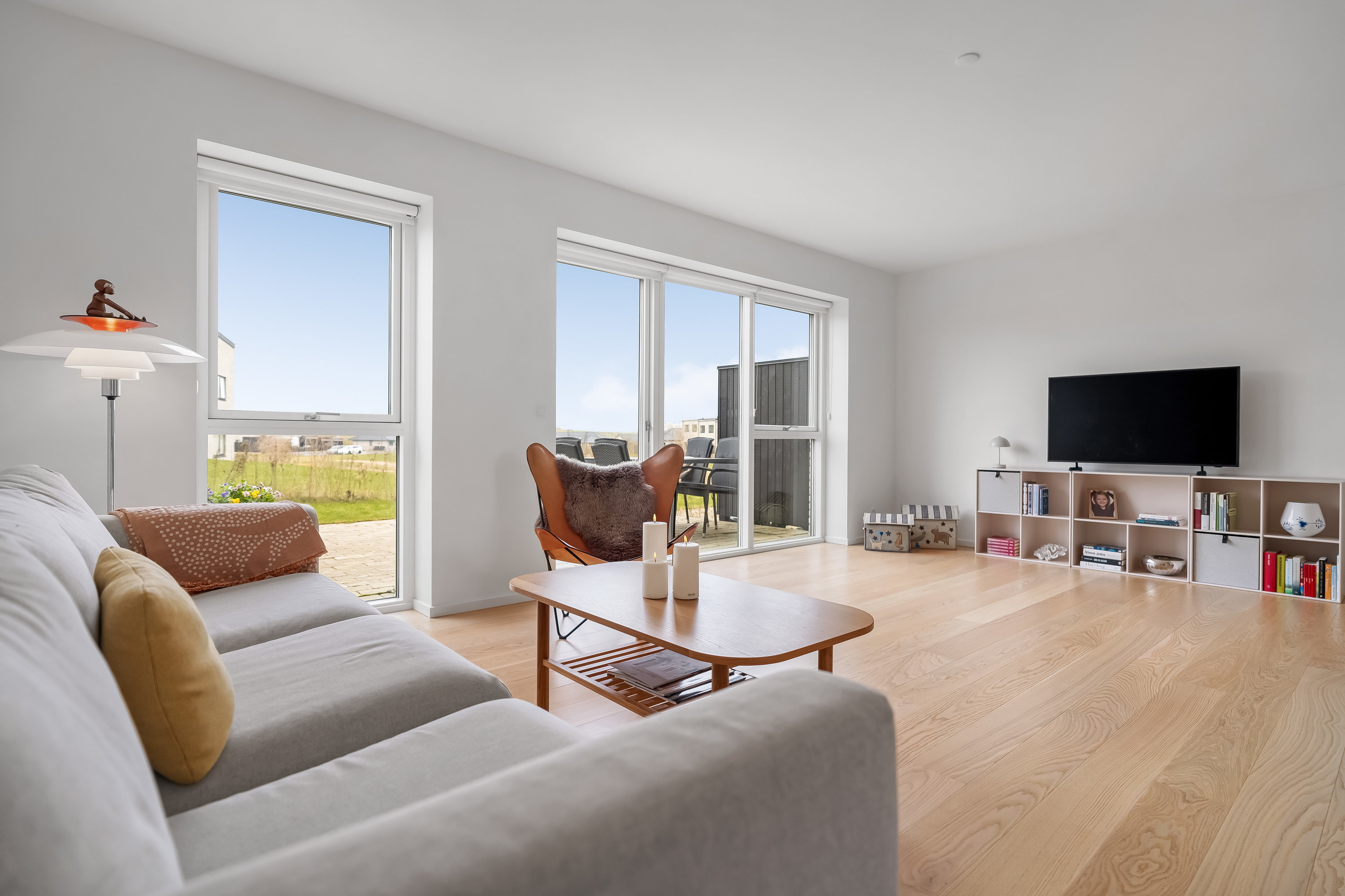 Fremhævet stue billede i fuldskærmstilstand. Billede af Amorbuen 27, 3400 Hillerød