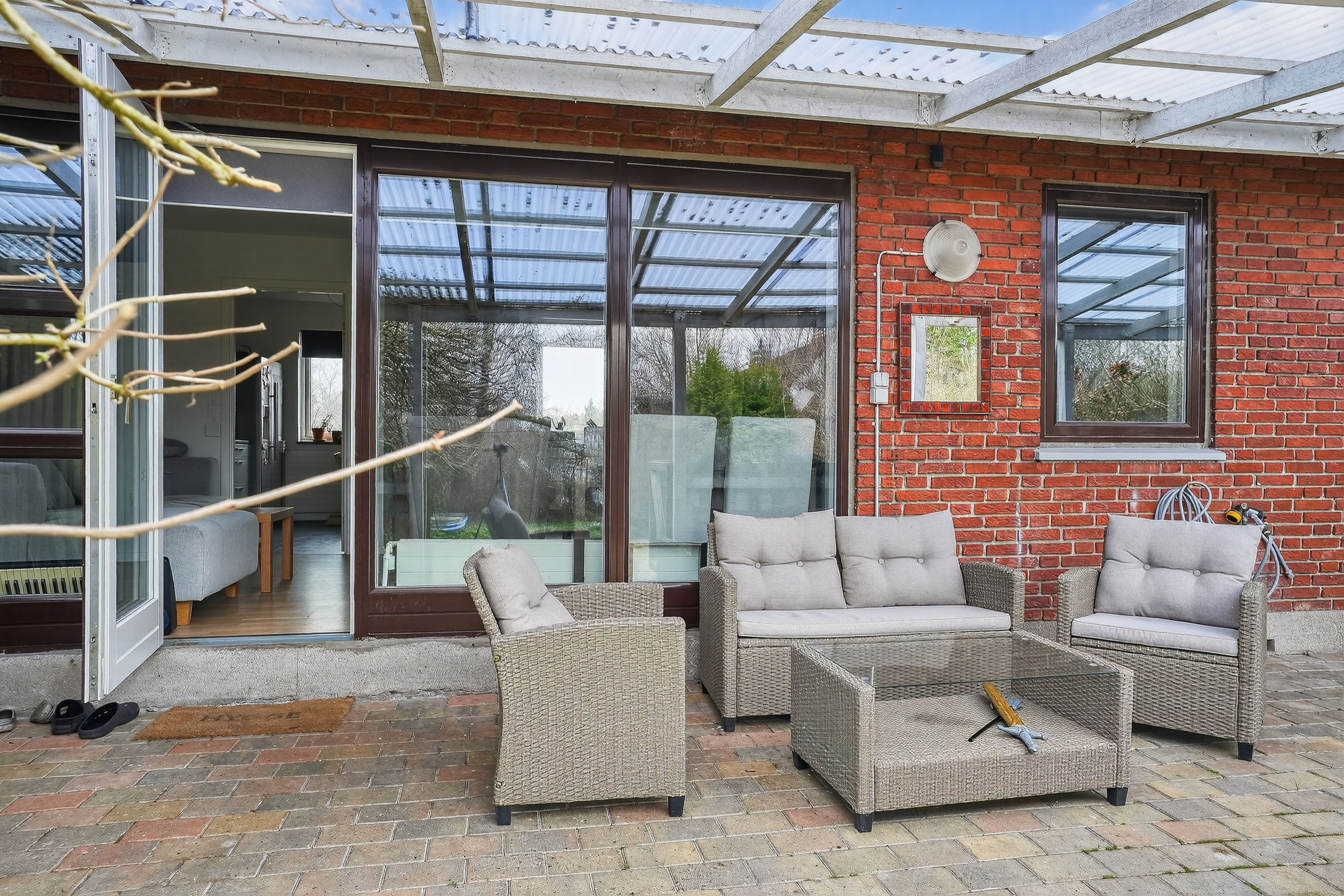 Fremhævet terrasse billede i fuldskærmstilstand. Billede af Karabinvej 15, 2860 Søborg