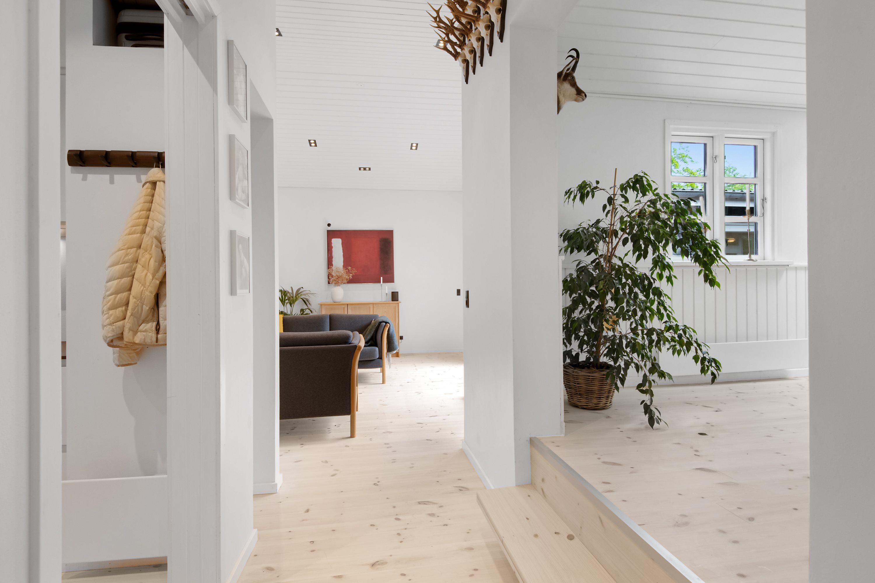 Fremhævet gang billede i fuldskærmstilstand. Billede af Mølleskoven 52, 9260 Gistrup