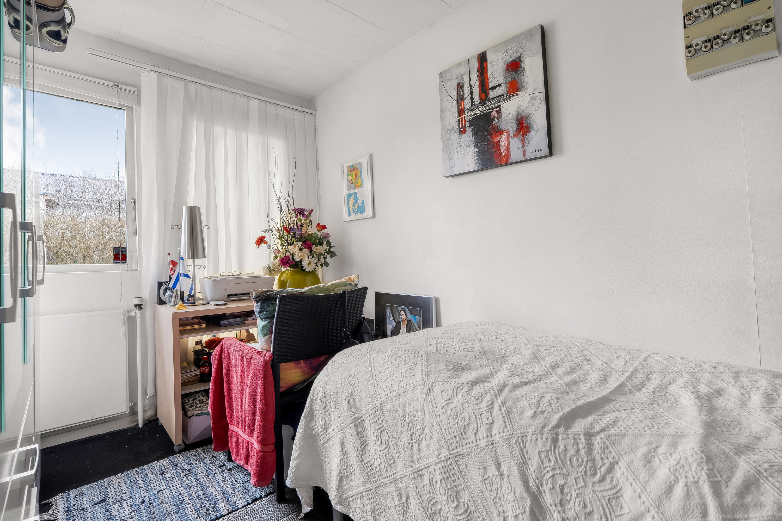 Fremhævet soveværelse billede i fuldskærmstilstand. Billede af Holmegårdsparken 42, Store Lyngby, 3320 Skævinge