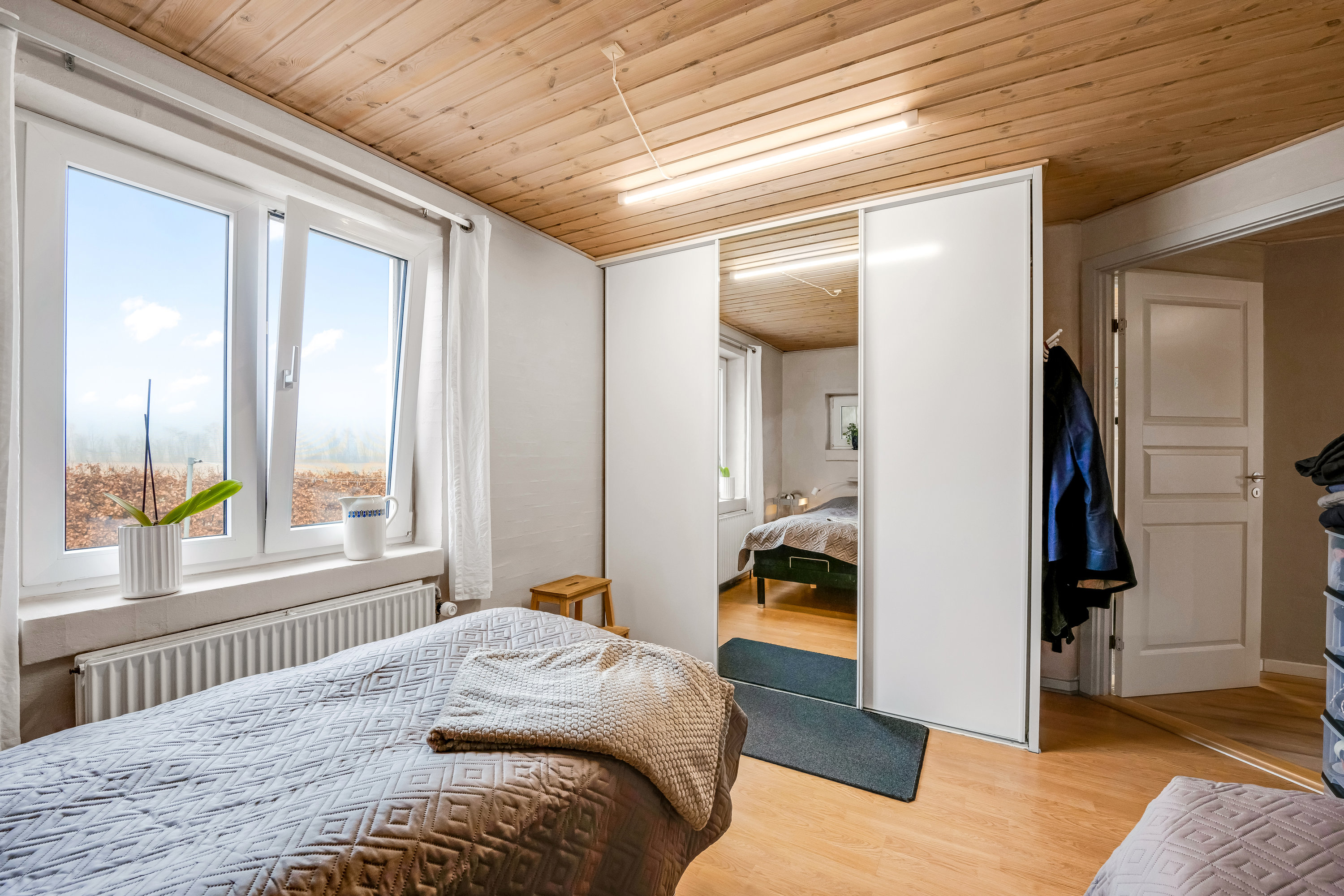 Fremhævet soveværelse billede i fuldskærmstilstand. Billede af Albækvej 8, Fjelstervang, 6920 Videbæk