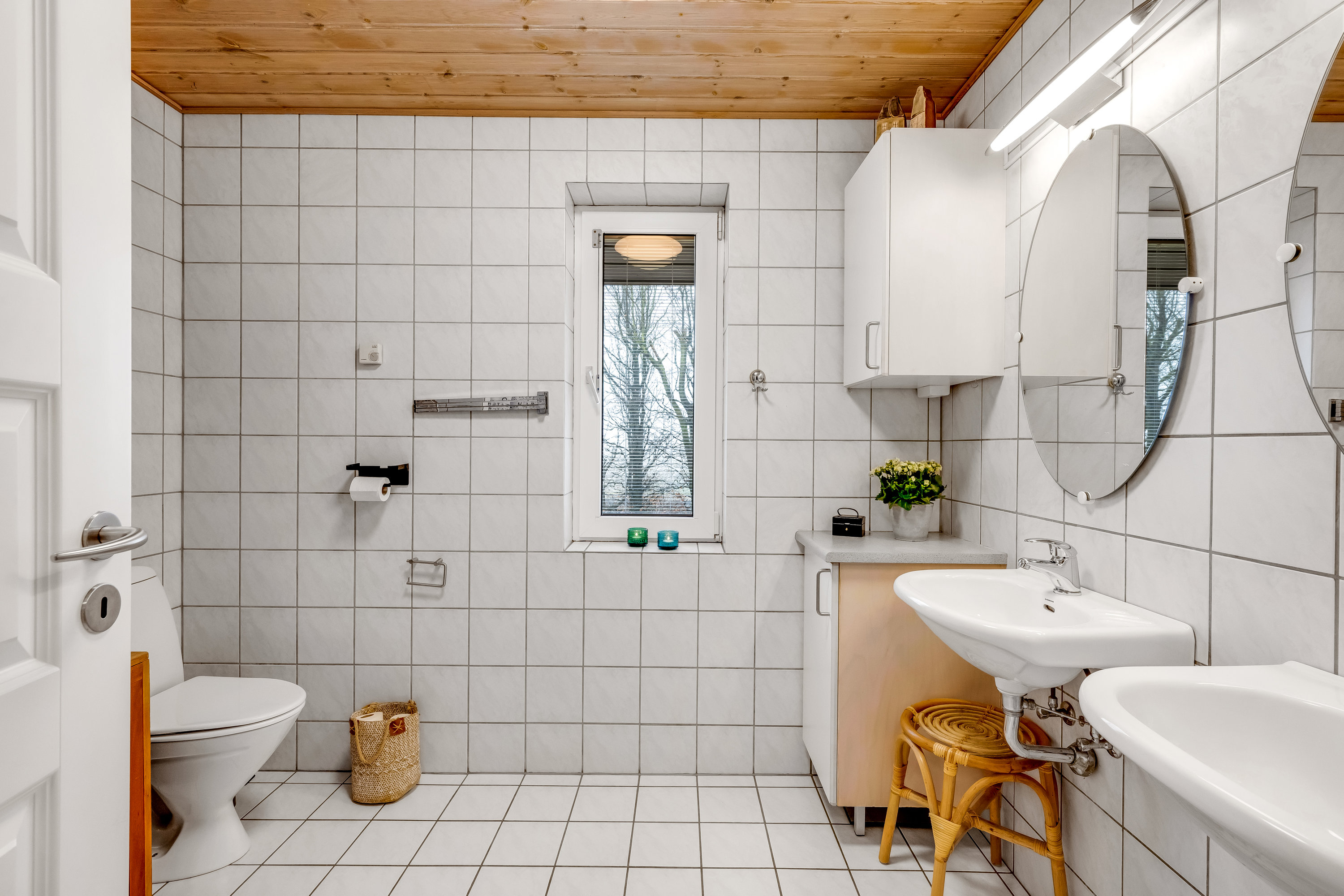 Fremhævet badeværelse billede i fuldskærmstilstand. Billede af Albækvej 8, Fjelstervang, 6920 Videbæk