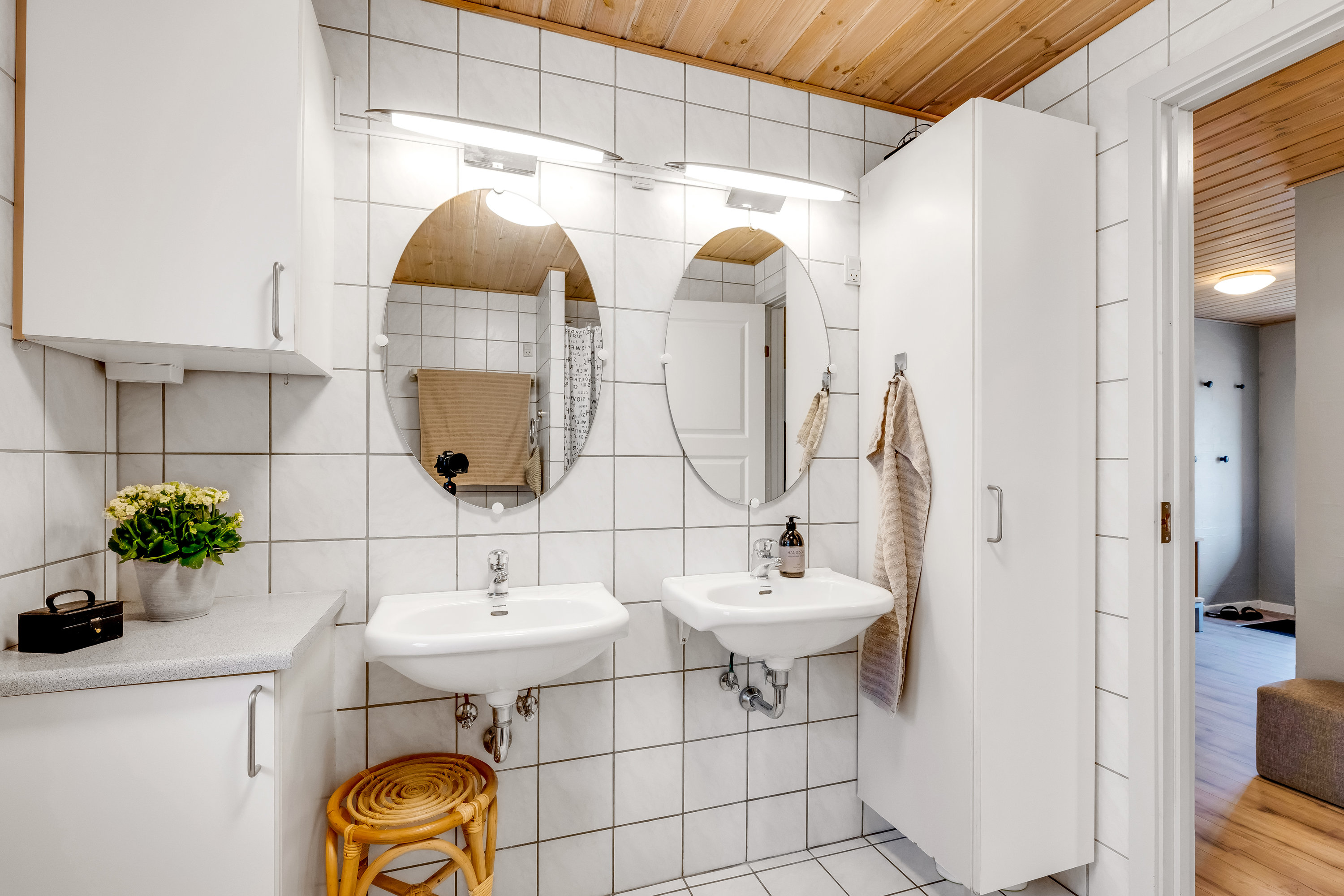 Fremhævet badeværelse billede i fuldskærmstilstand. Billede af Albækvej 8, Fjelstervang, 6920 Videbæk