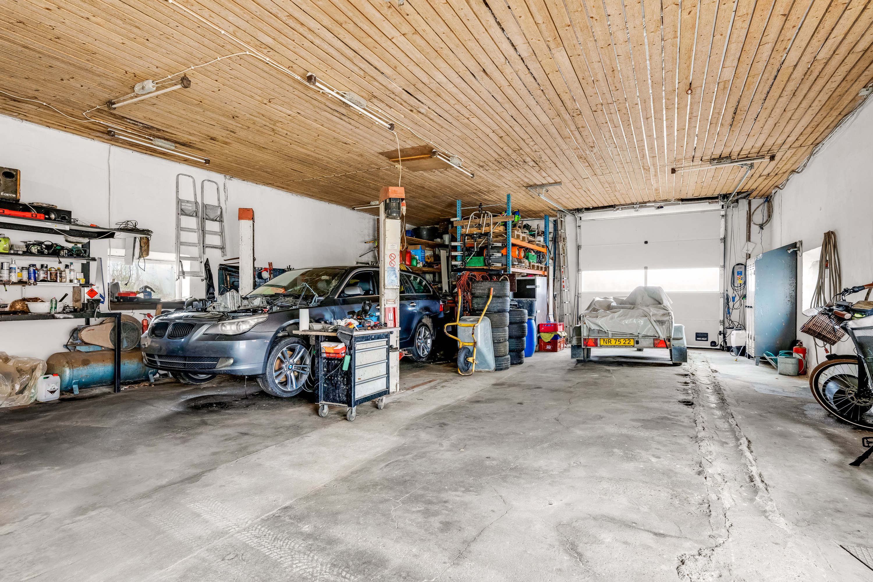 Fremhævet værksted billede i fuldskærmstilstand. Billede af Albækvej 8, Fjelstervang, 6920 Videbæk