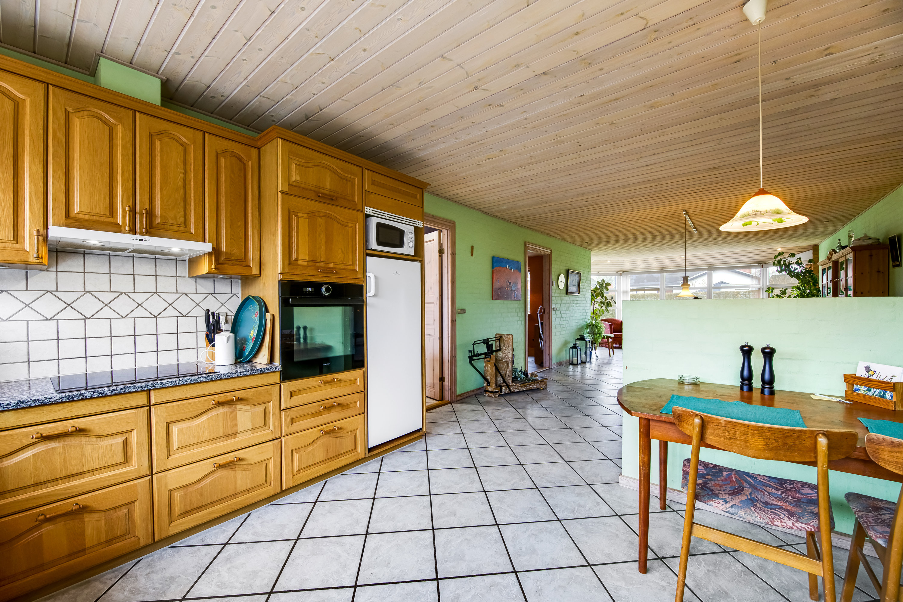 Fremhævet køkken billede i fuldskærmstilstand. Billede af Nørregaardsvej 14, Vorgod, 6920 Videbæk