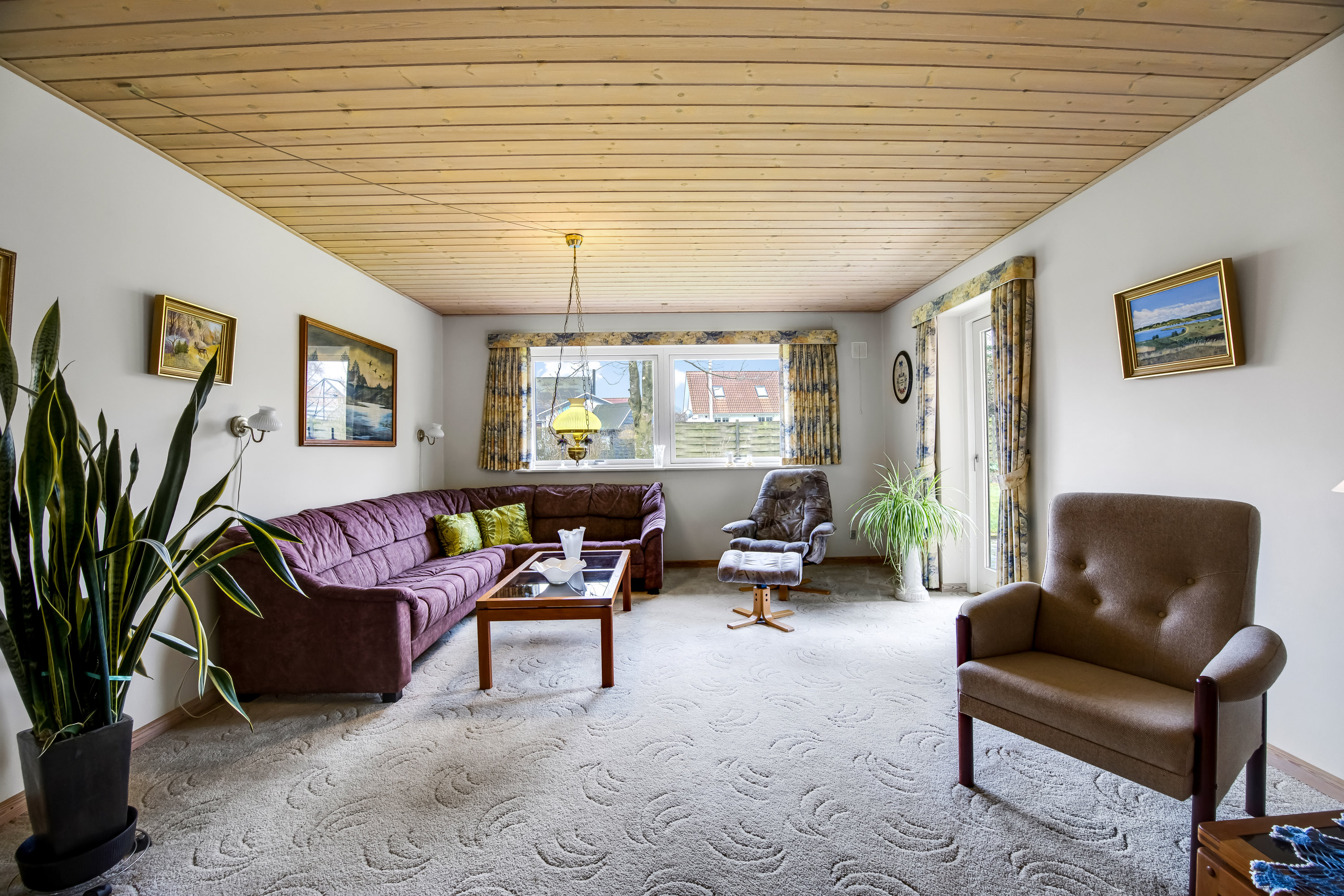 Fremhævet stue billede i fuldskærmstilstand. Billede af Nørregaardsvej 14, Vorgod, 6920 Videbæk