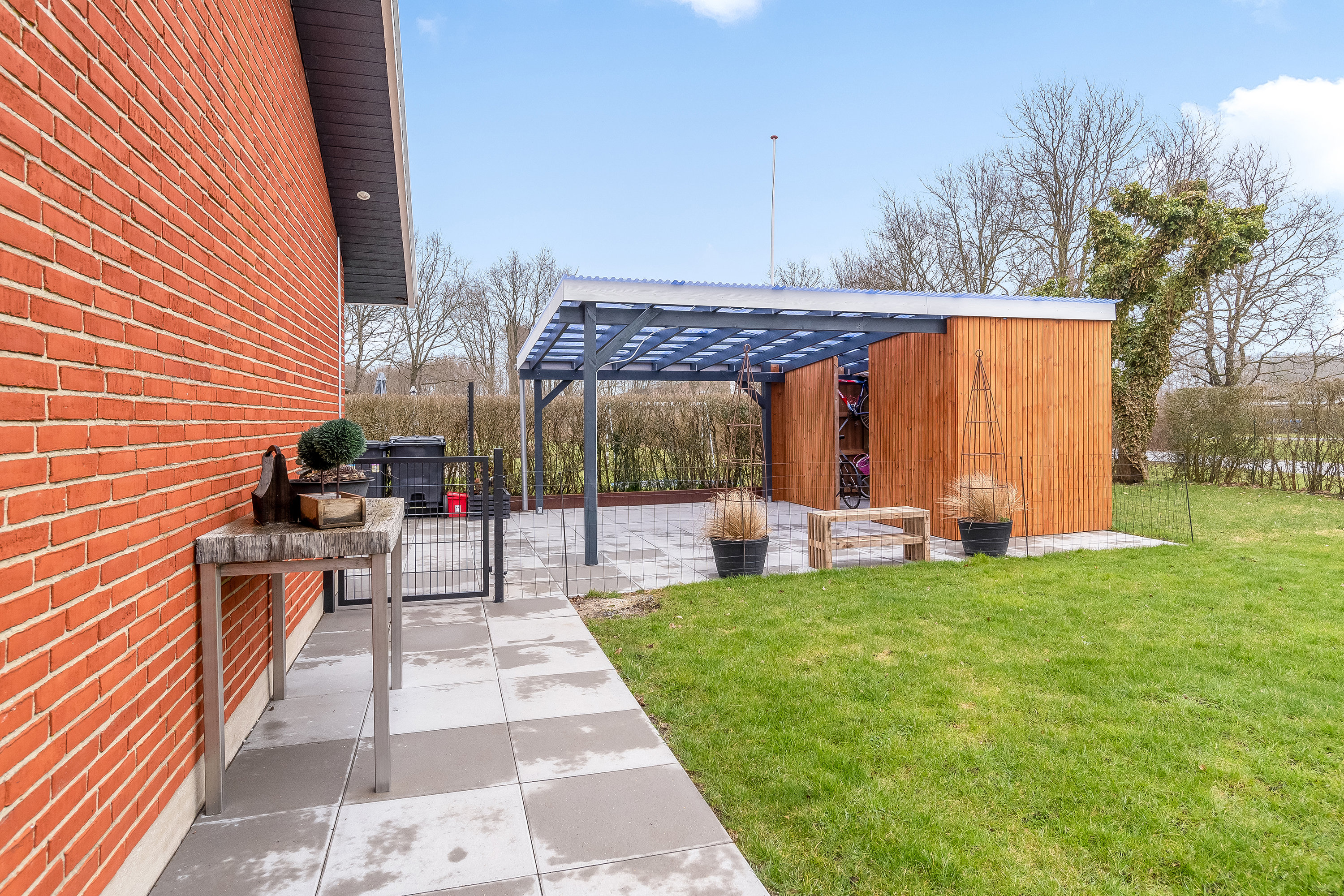 Fremhævet carport billede i fuldskærmstilstand. Billede af Haydnsvej 25, 7500 Holstebro