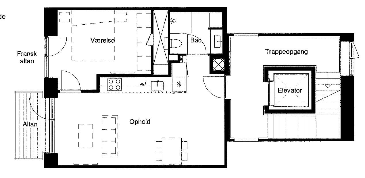 Fremhævet  billede i fuldskærmstilstand. Billede af Montagehalsvej 16, 3. mf., 2500 Valby