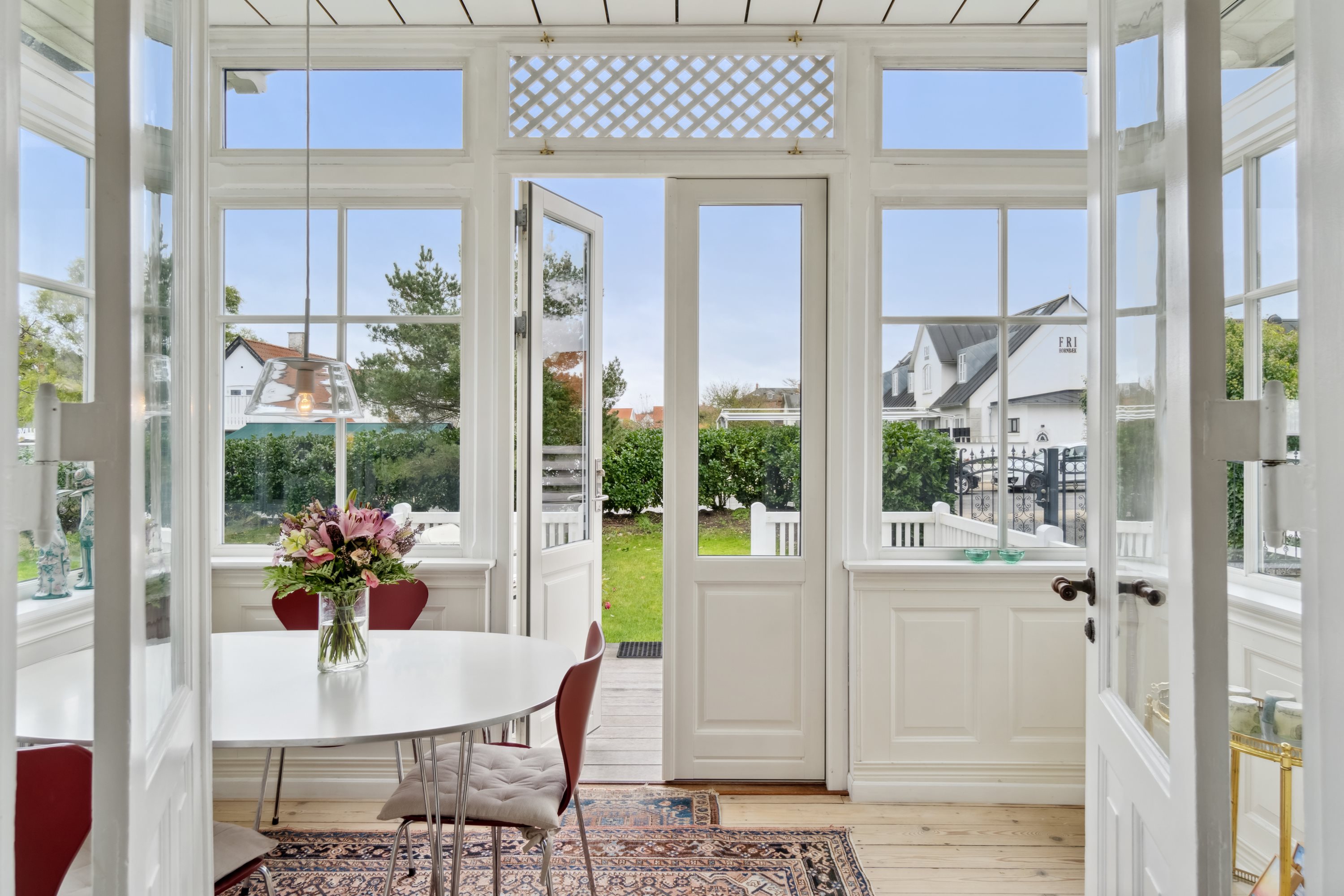 Fremhævet havestue billede i fuldskærmstilstand. Billede af A R Friis Vej 9A, 3100 Hornbæk