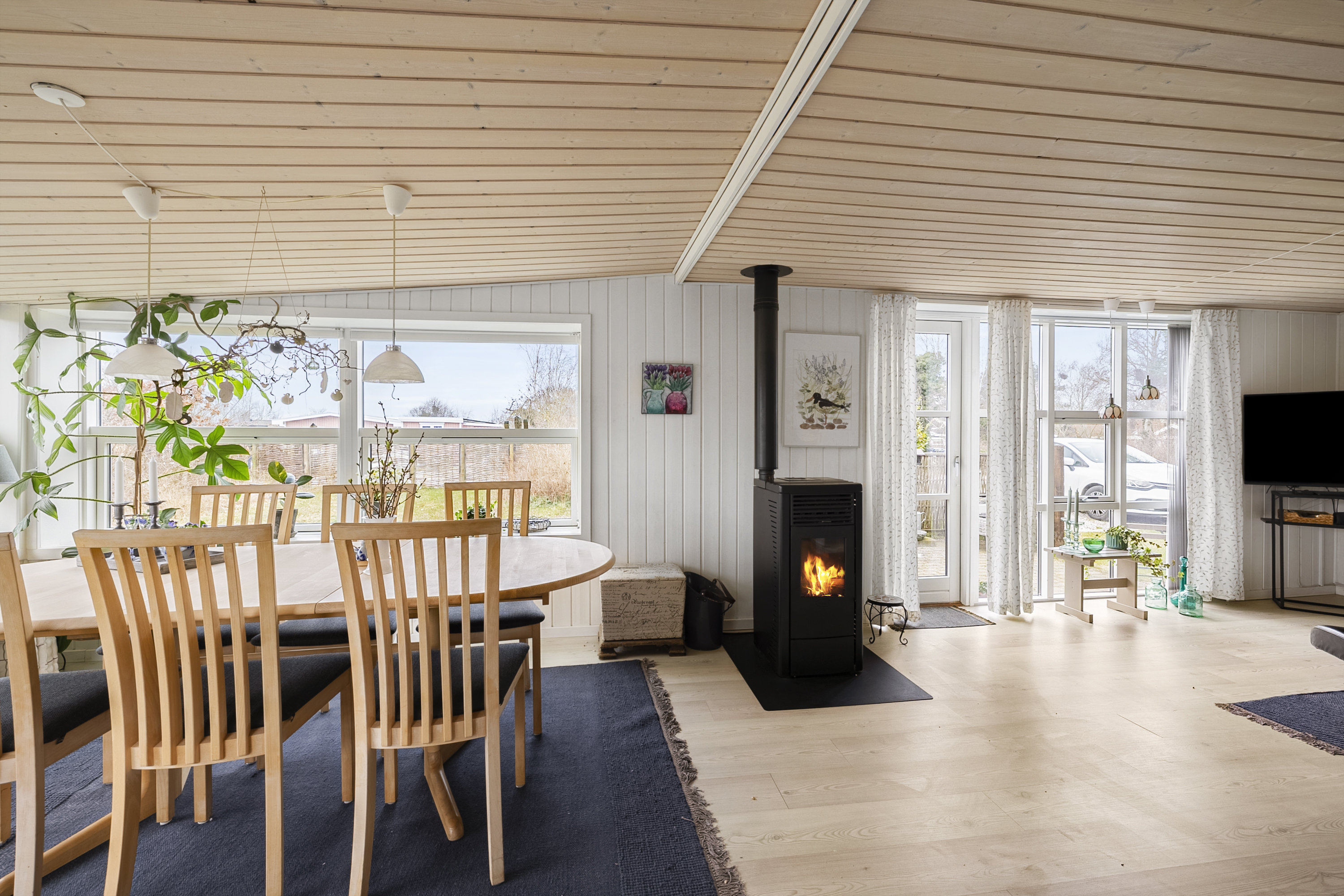 Fremhævet spisestue billede i fuldskærmstilstand. Billede af Storkevej 14, Frølunde Fed, 4220 Korsør