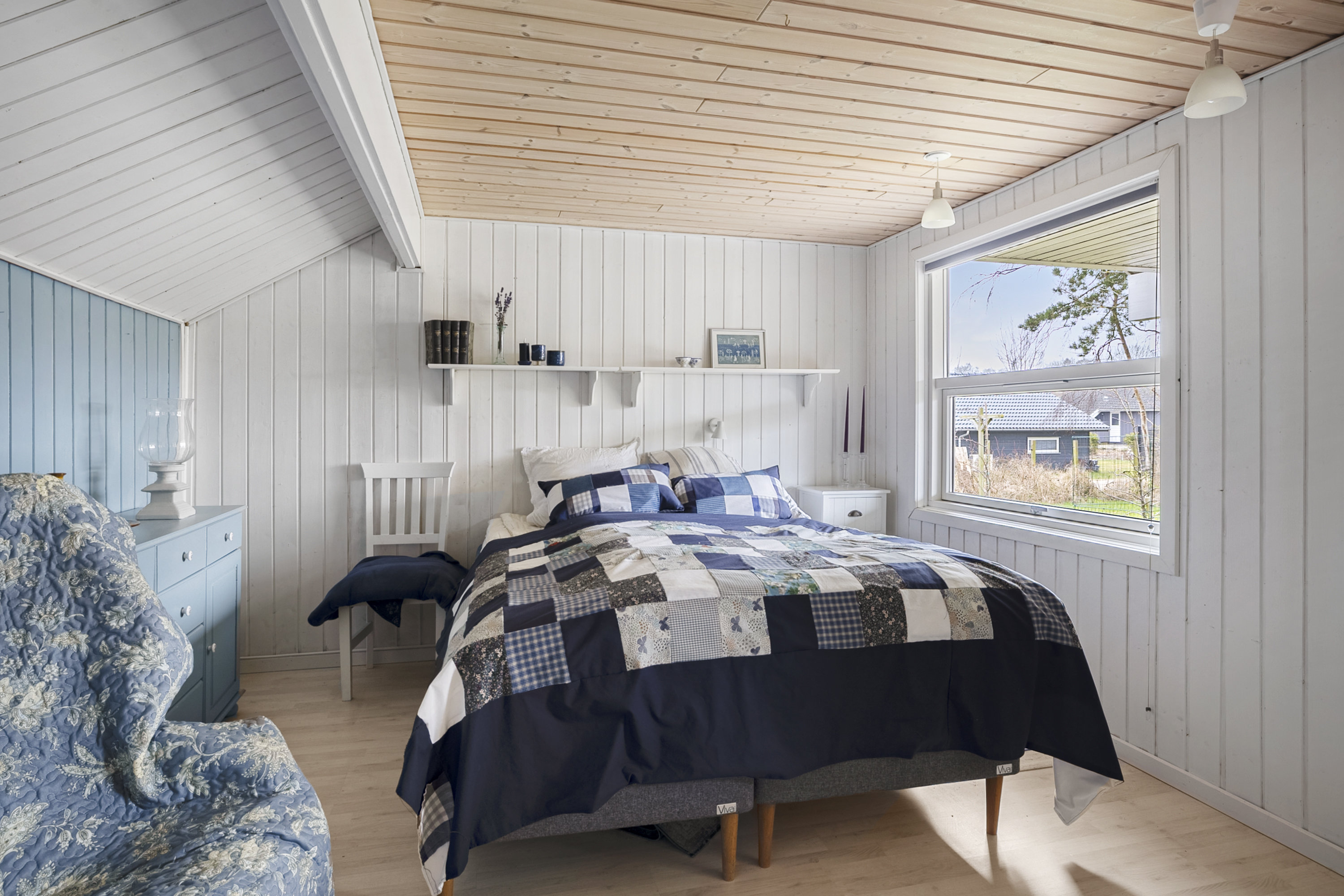 Fremhævet soveværelse billede i fuldskærmstilstand. Billede af Storkevej 14, Frølunde Fed, 4220 Korsør